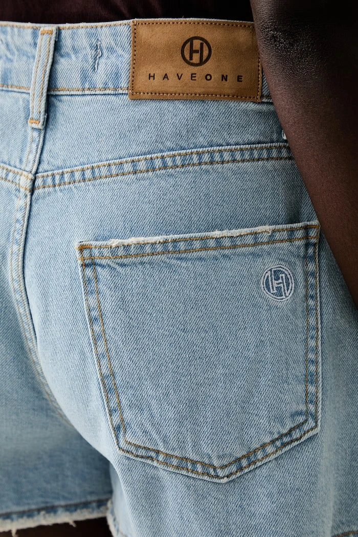 Haveone kadın denim kısa şort