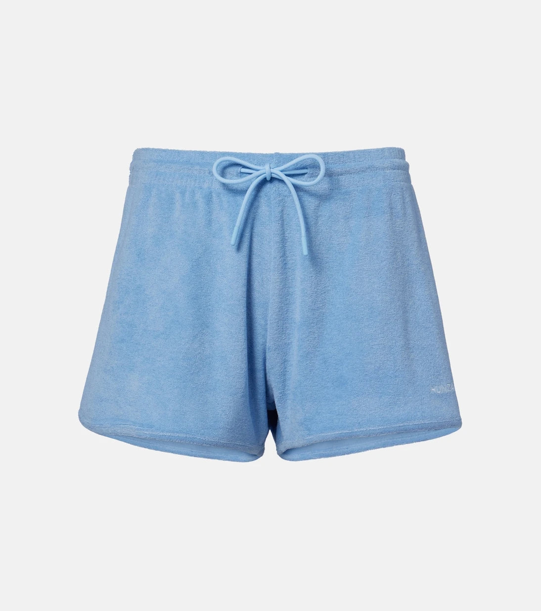 Hunza G - Logo cotton terry shorts