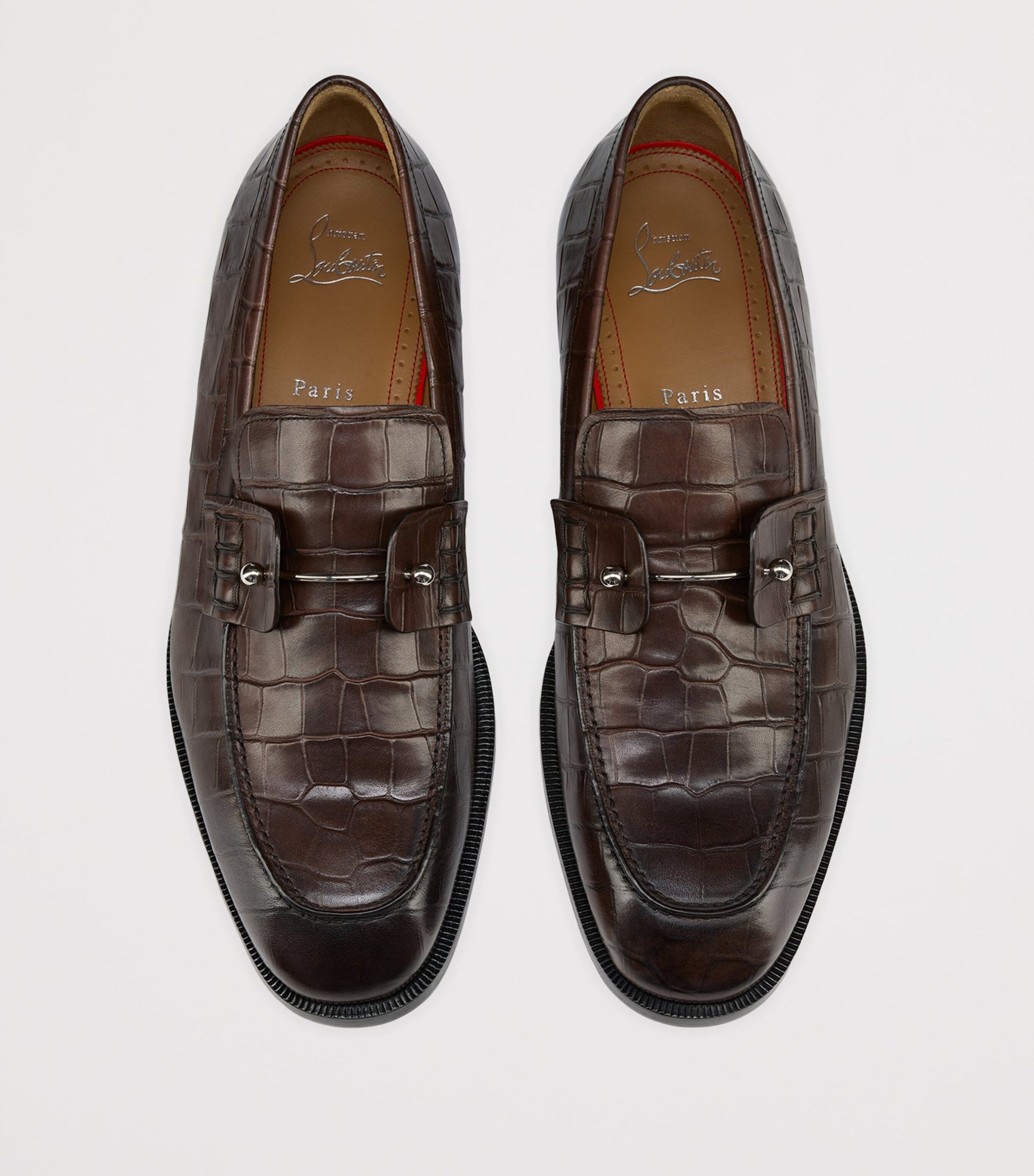 Christian Louboutin Chambelimoc Leather Loafers