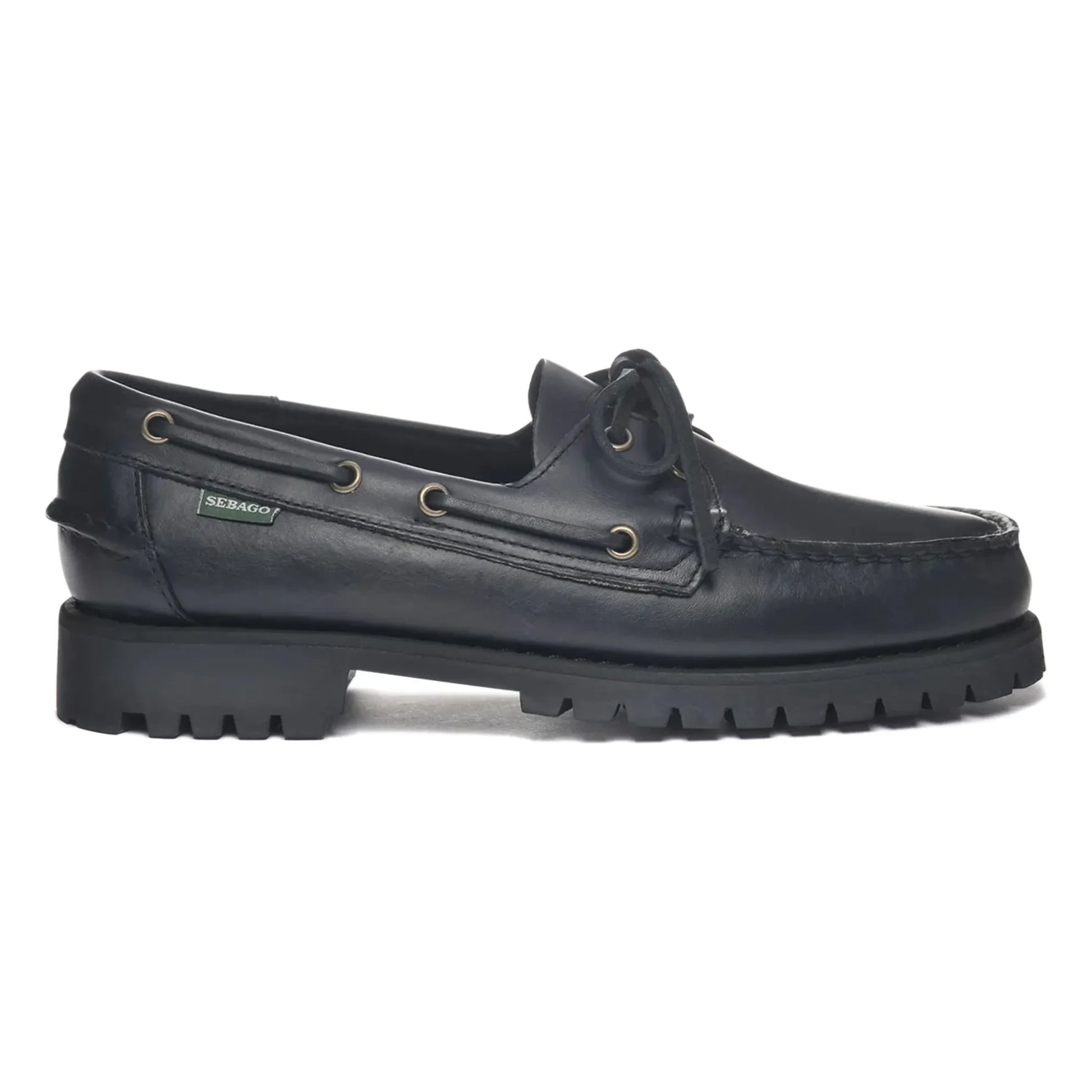 Sebago - Ranger Waxy moccasins  | Black