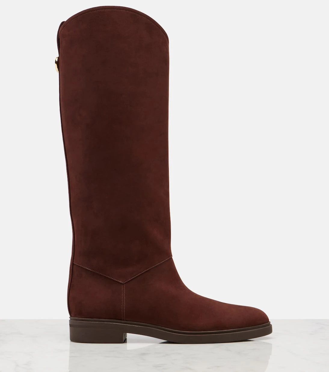 Loro Piana - Kilda suede knee-high boots
