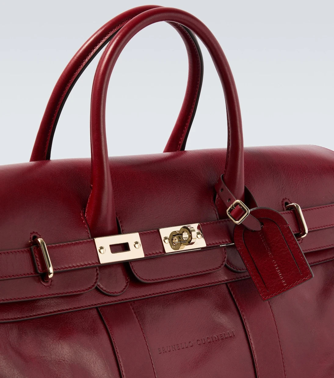 Brunello Cucinelli - Leather tote bag