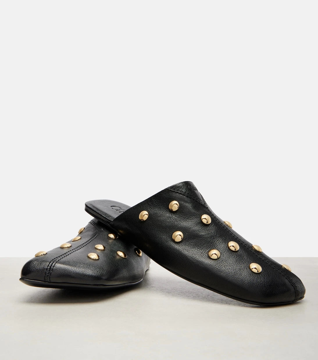 Chloé - Rita studded leather mules