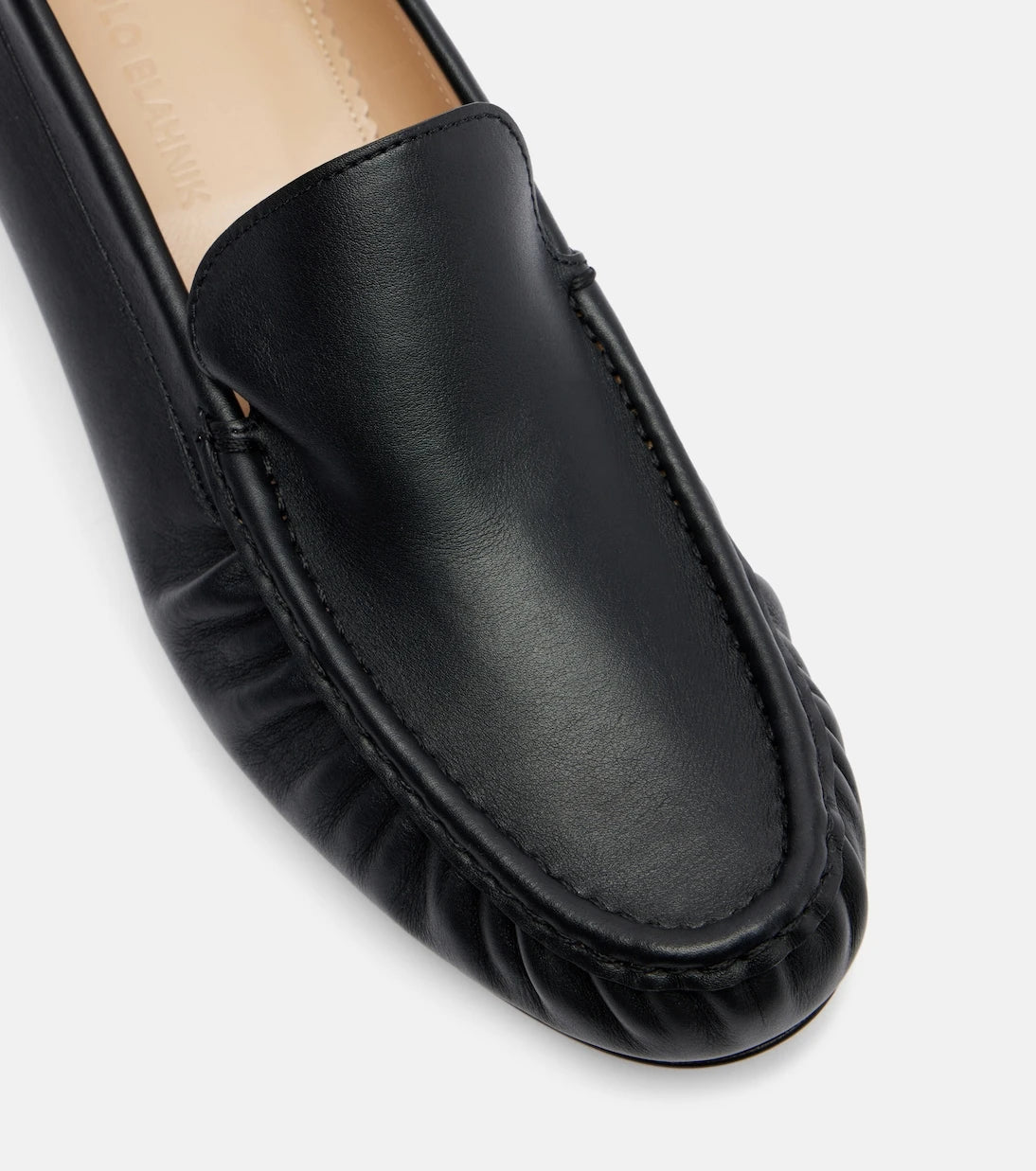 Manolo Blahnik - Leonda leather loafers