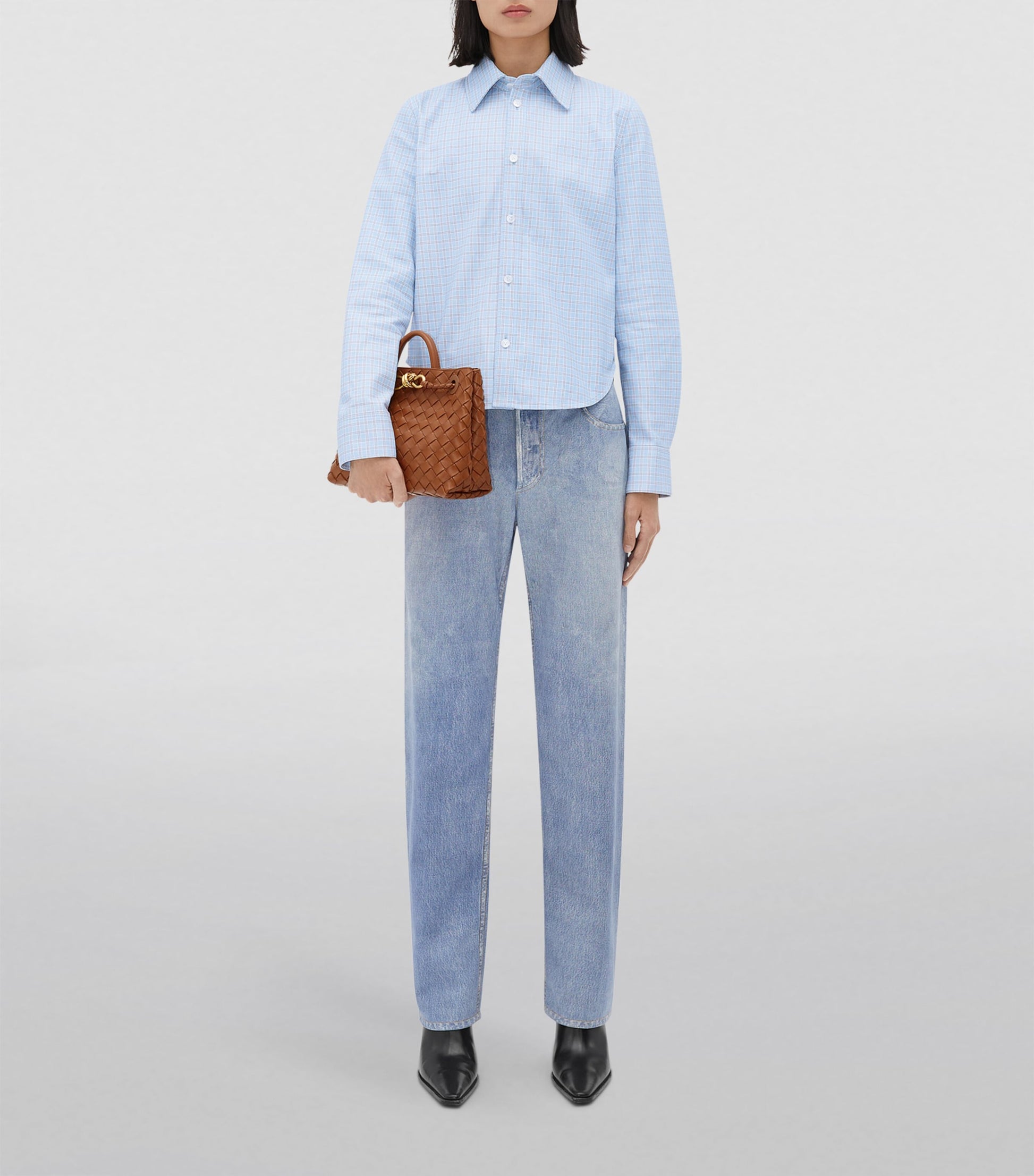 Bottega Veneta Small Leather Andiamo Shoulder Bag