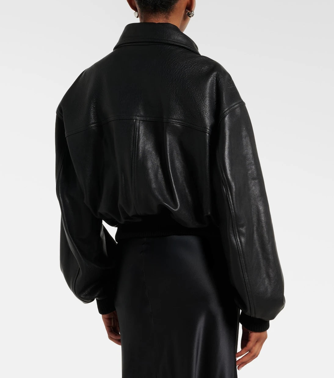 Nour Hammour - Briar leather bomber jacket