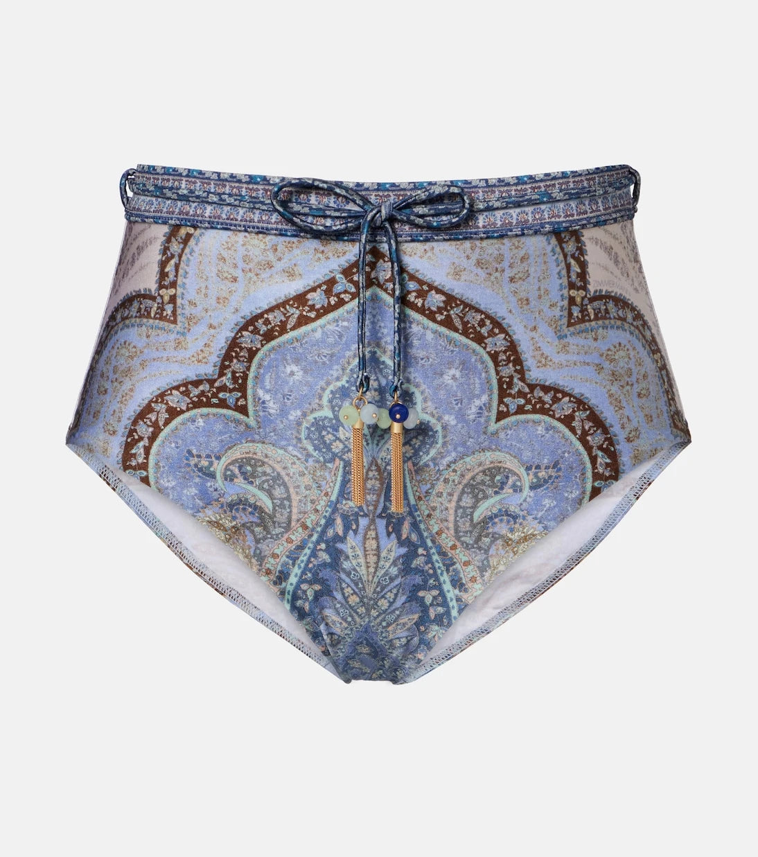 Zimmermann - Wanderlust high-rise bikini bottoms