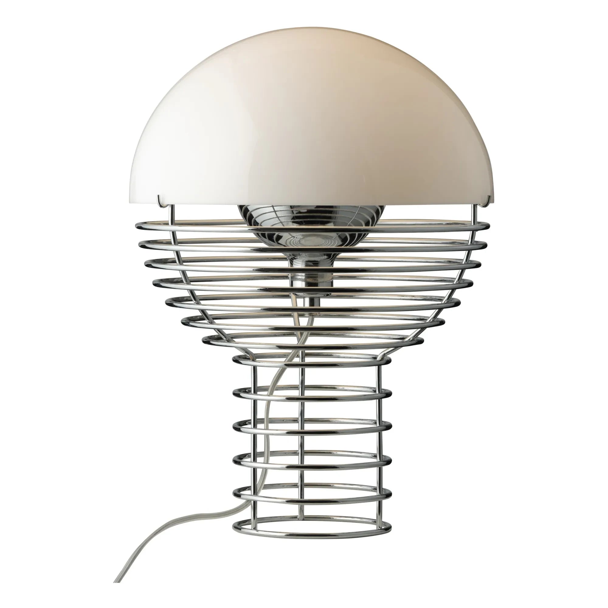 Verpan - Wire table lamp - Verner Panton | White