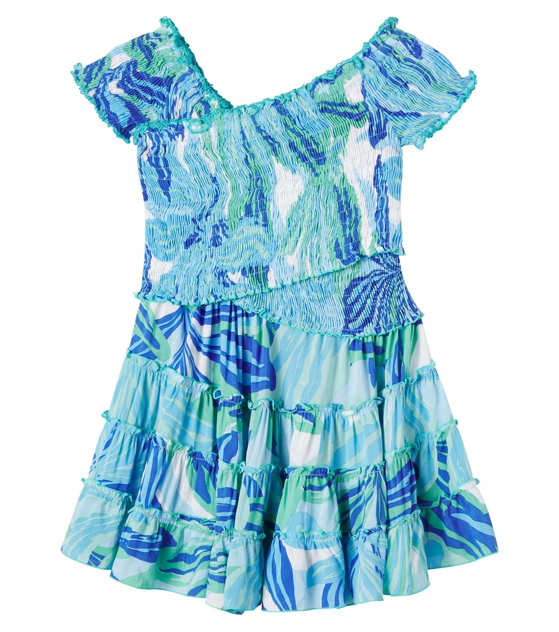 Poupette St Barth Kids - Soledad smocked printed dress