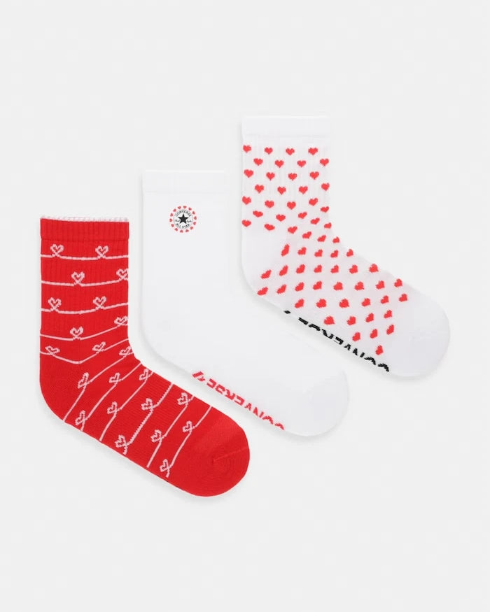 Converse чорапи дамски x CHUCKS IN LOVE 3 броя
