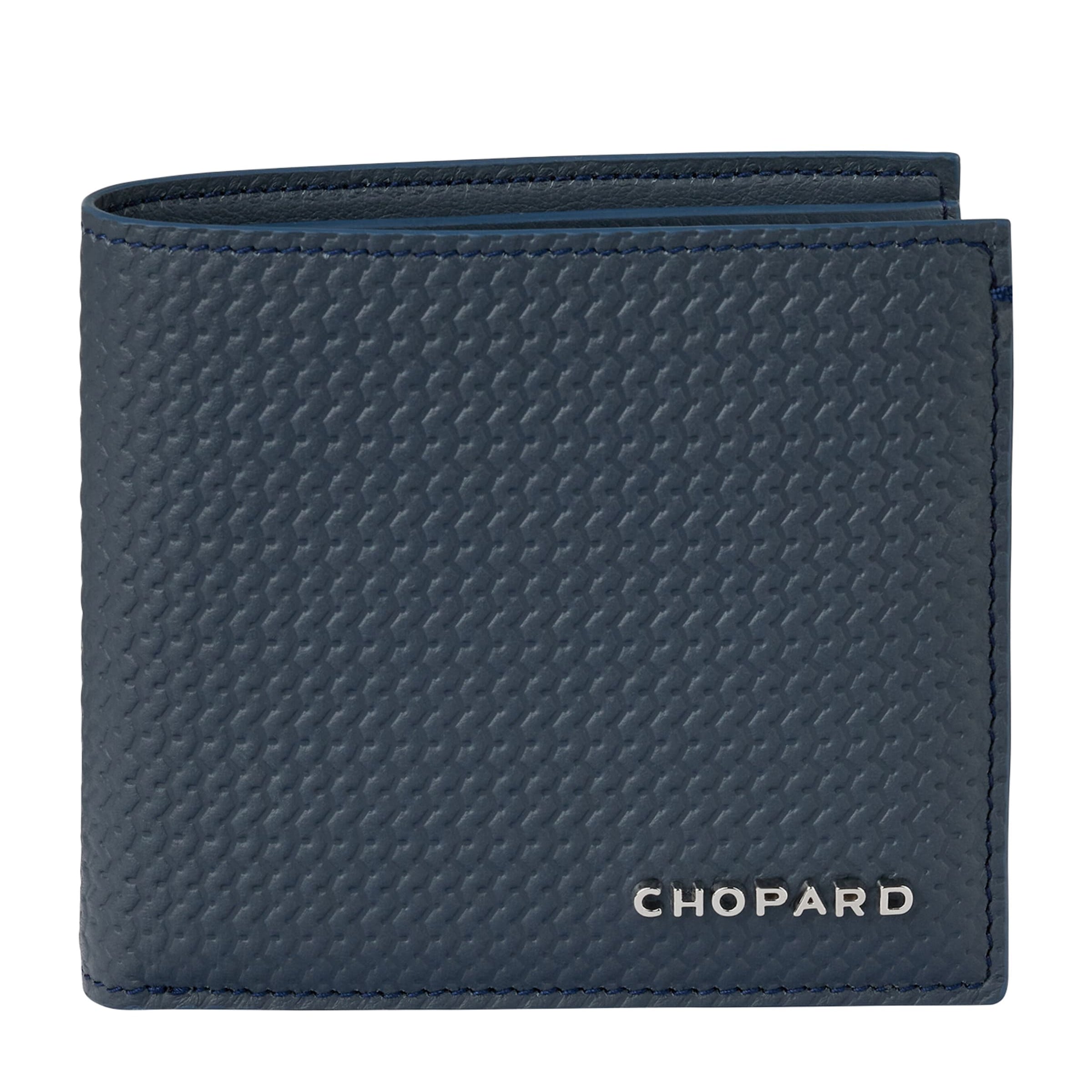 Mini Leather Racing Bifold Wallet