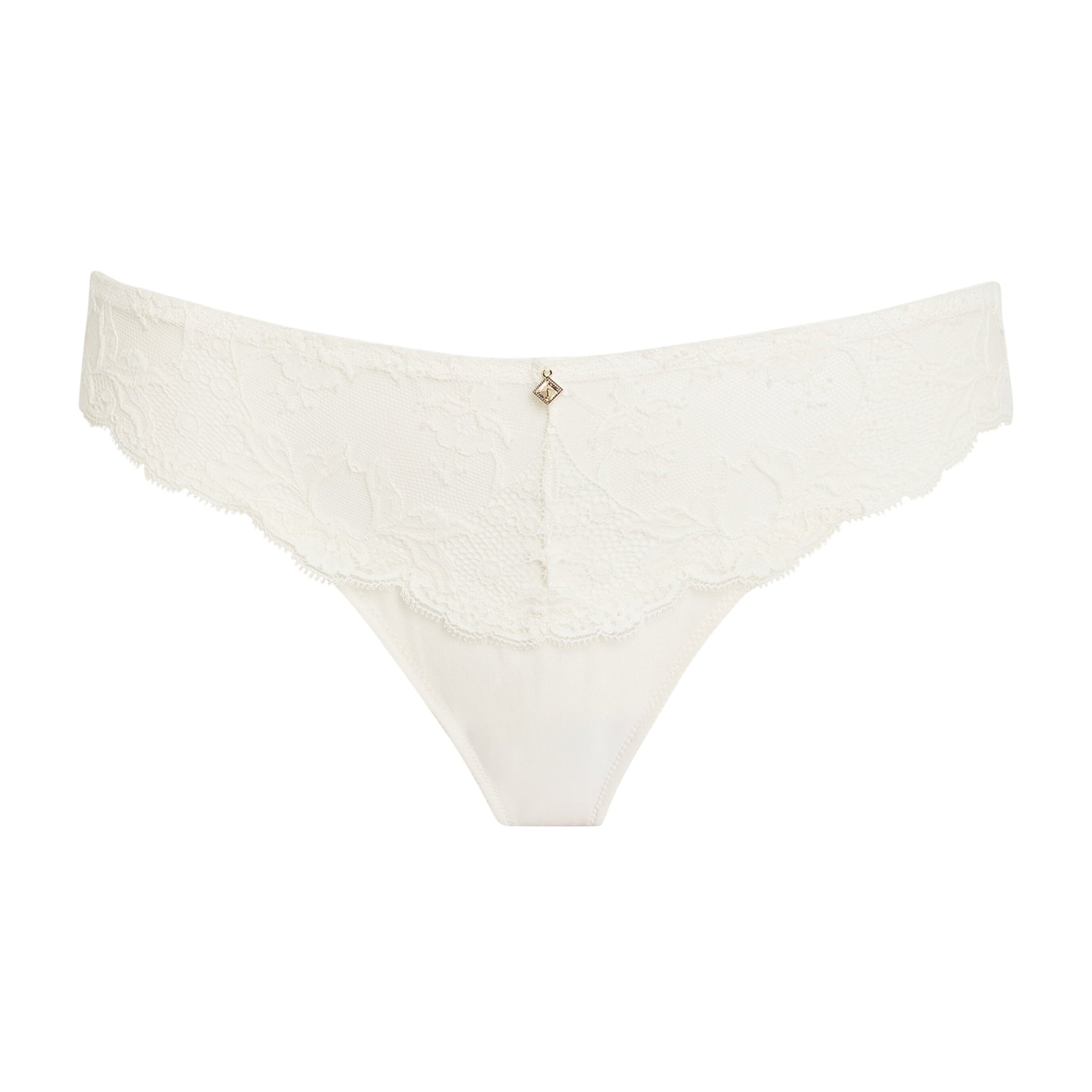 Aubade White Kiss of Love Tanga Briefs
