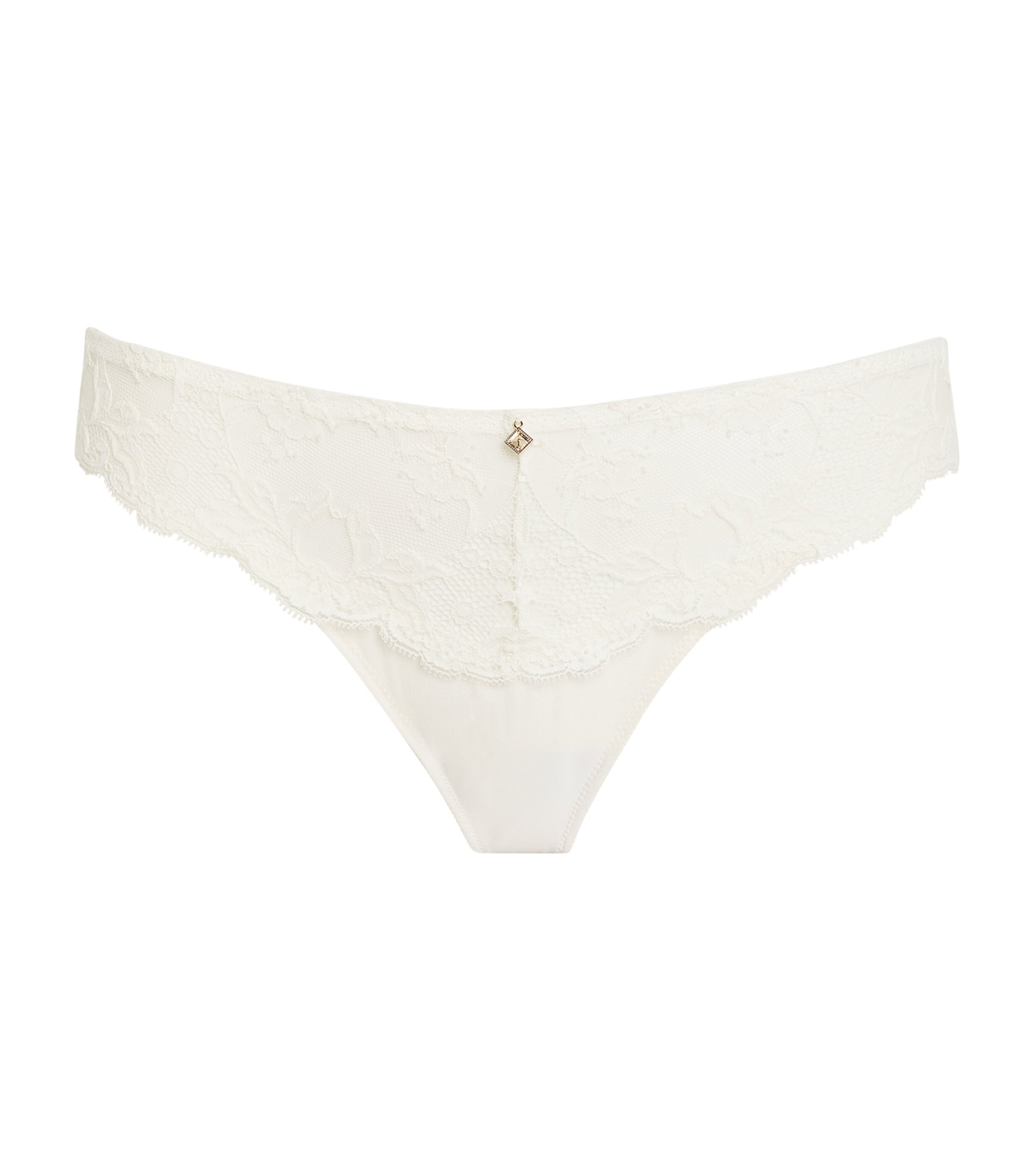 Aubade White Kiss of Love Tanga Briefs