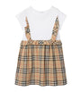 Burberry Kids Stretch-Cotton Check Dress (3-12 Years)