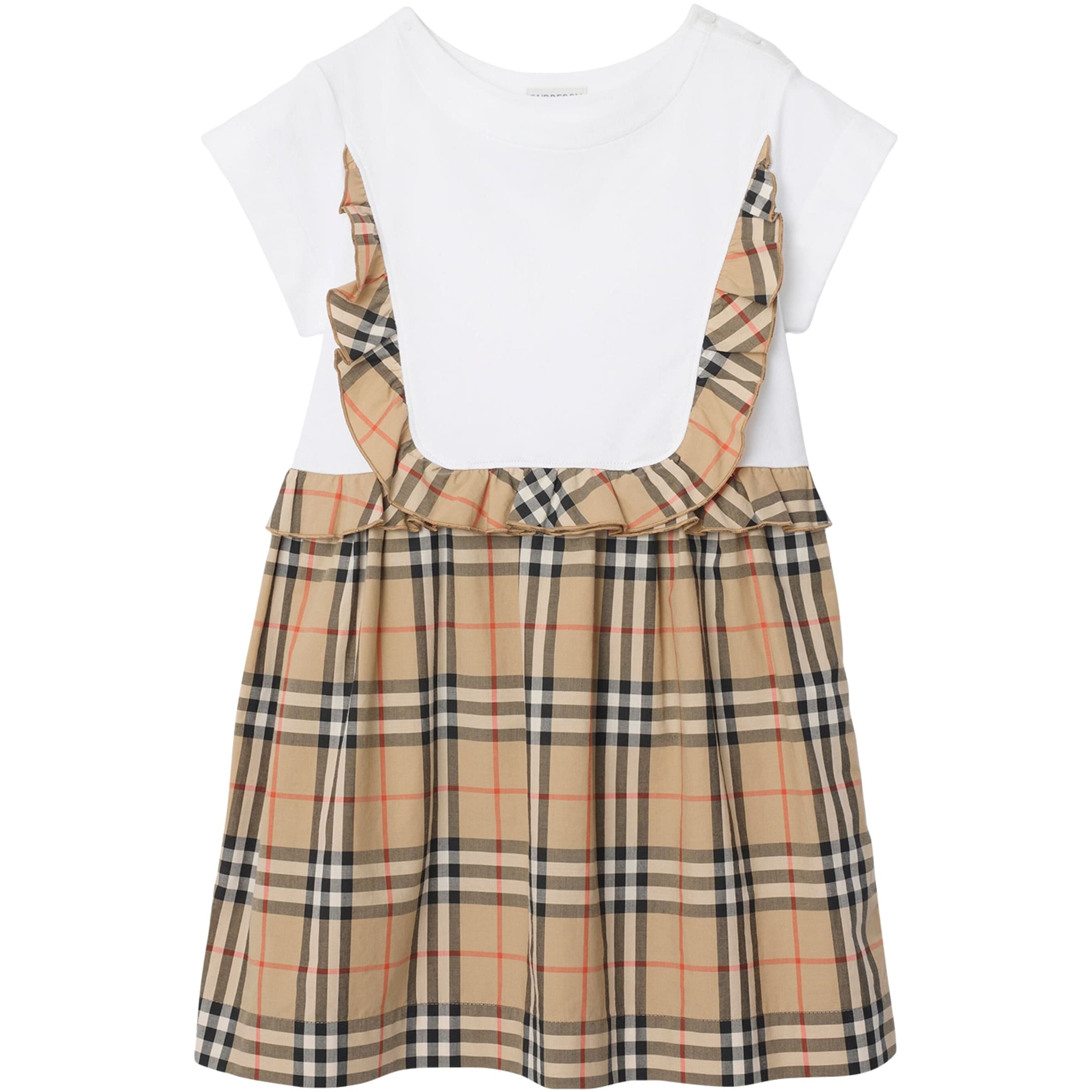 Burberry Kids Stretch-Cotton Check Dress (3-12 Years)