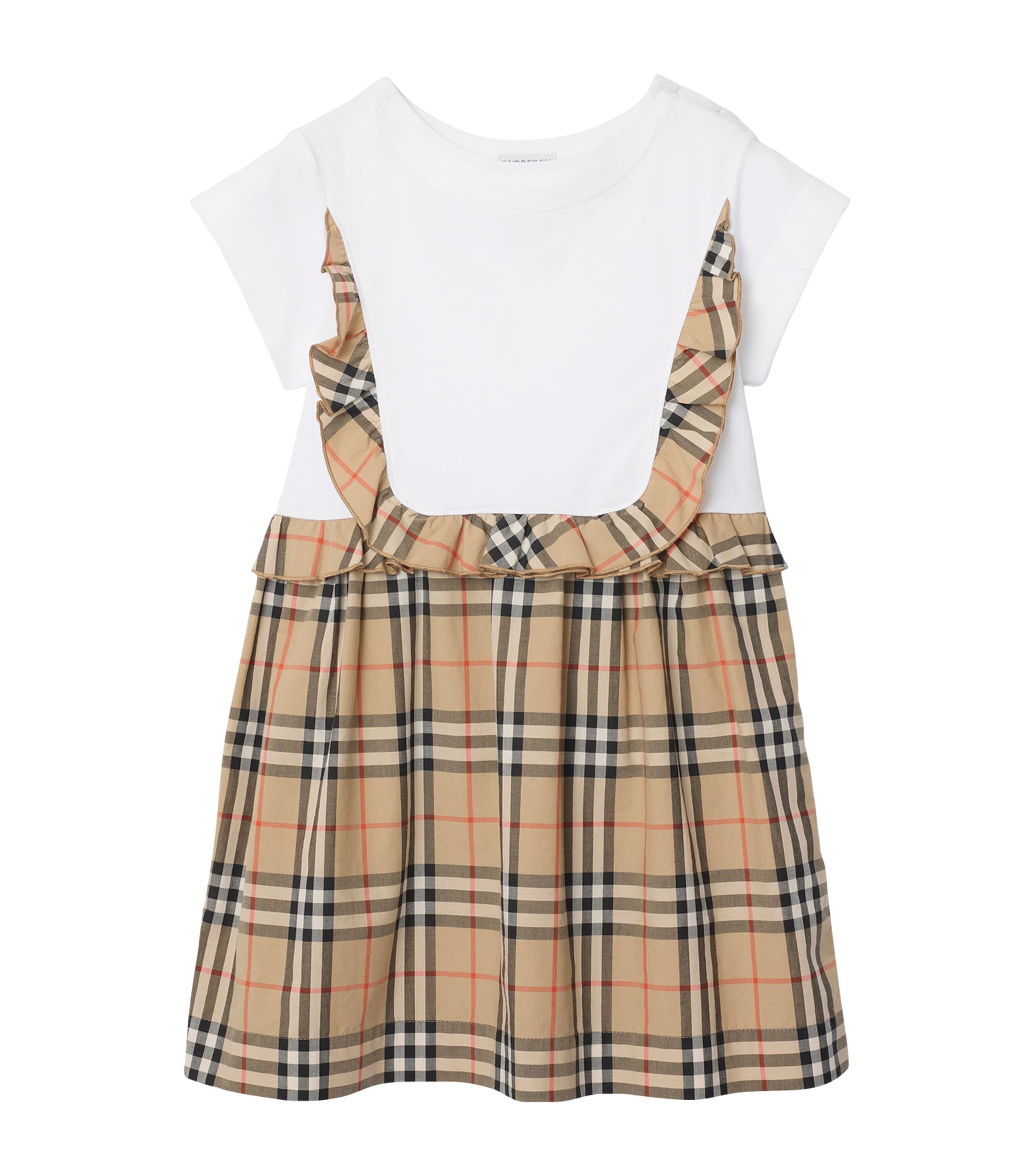 Burberry Kids Stretch-Cotton Check Dress (3-12 Years)