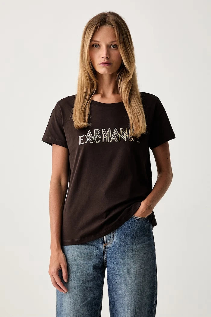 Armani Exchange kadın pamuklu tişört