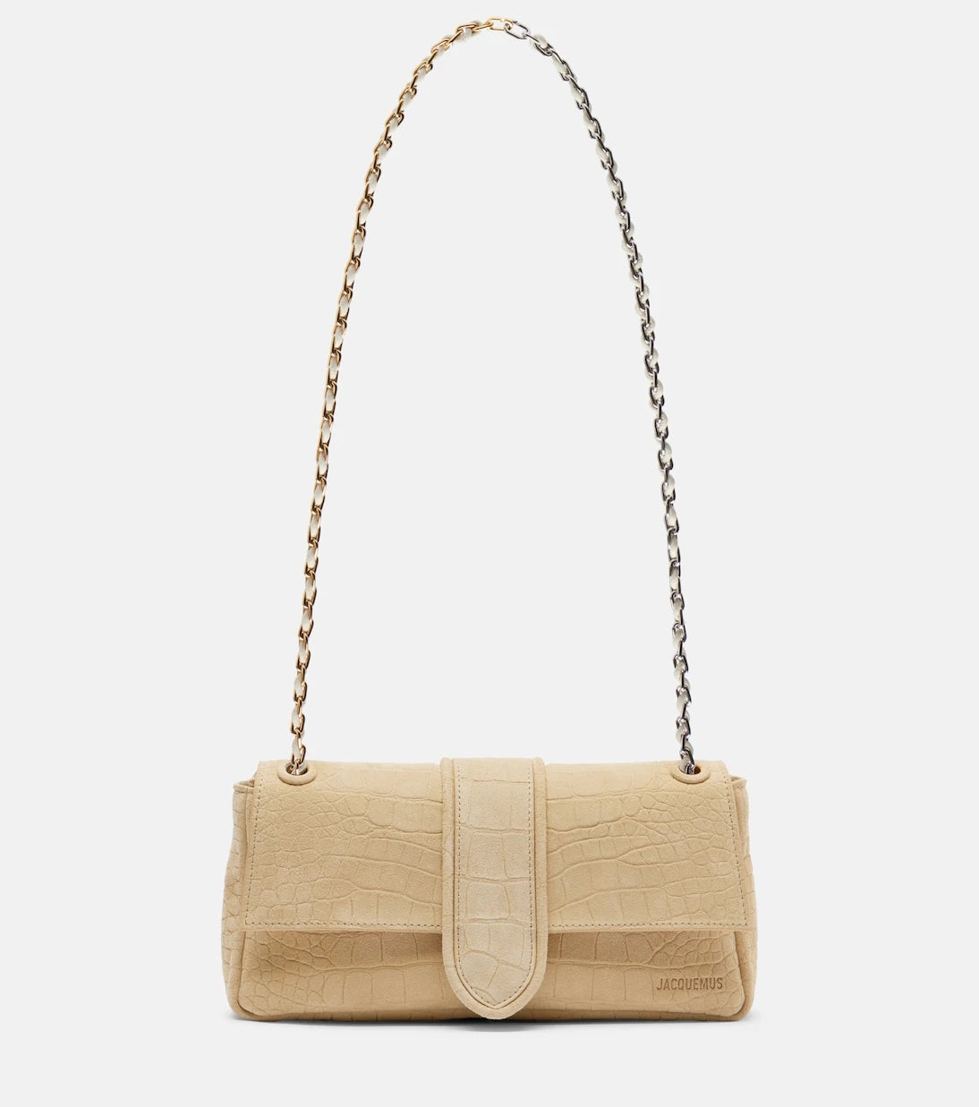 Jacquemus - Bambino Chaîne suede shoulder bag