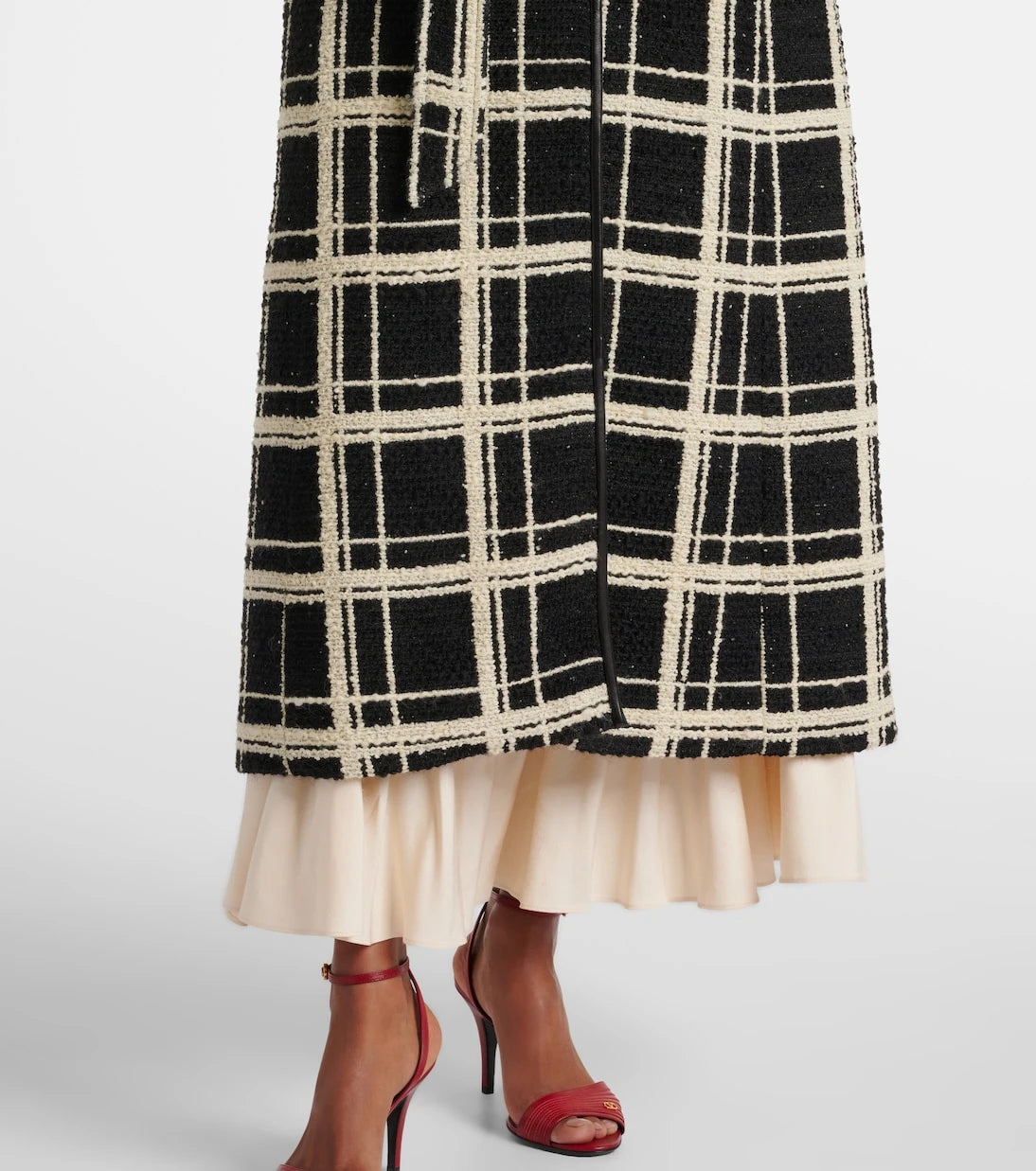 Valentino - Mossi wool-blend tweed coat