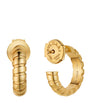 Yellow Gold Tubogas Hoop Earrings