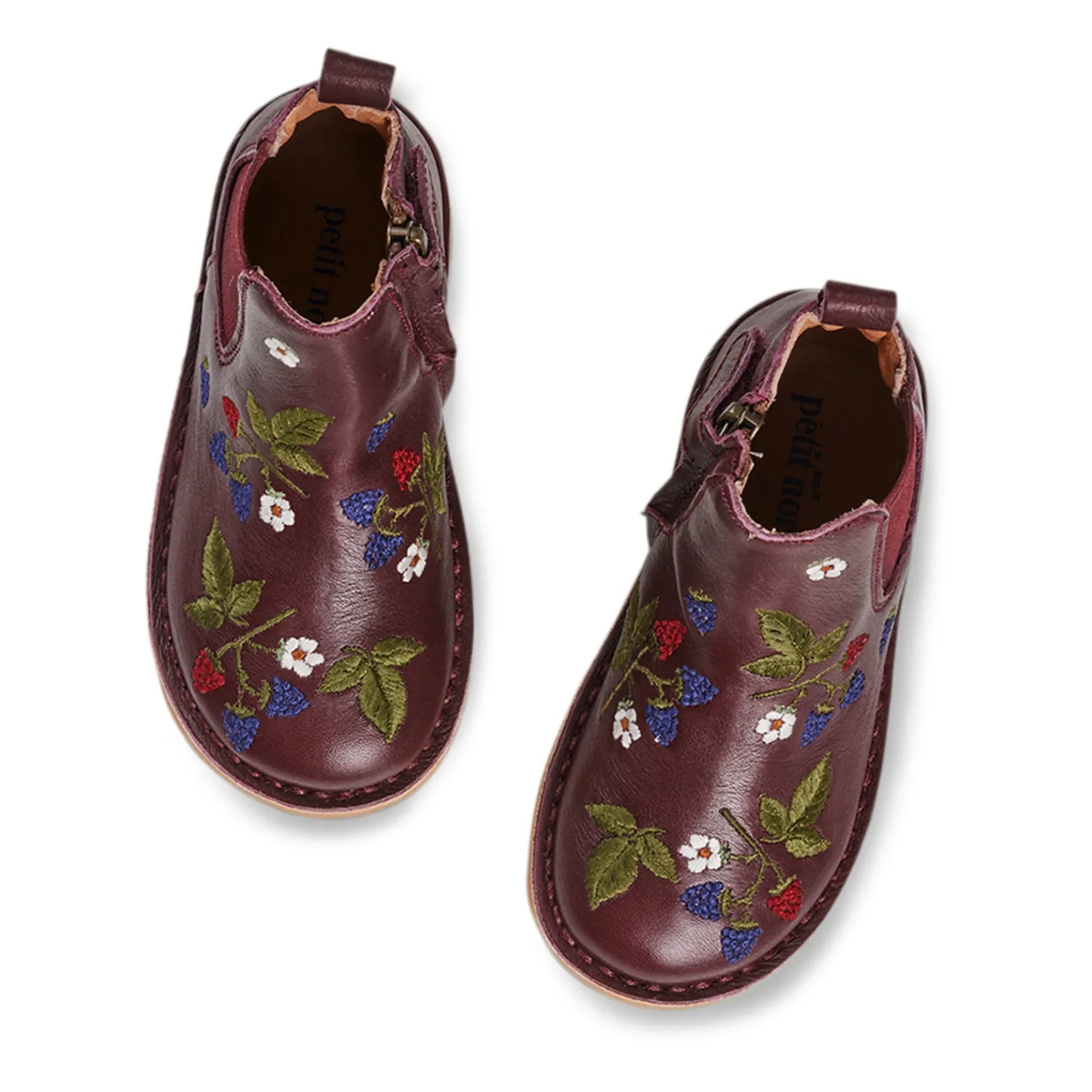 Petit Nord - Zip Ankle Boots - Uniqua Collection | Plum