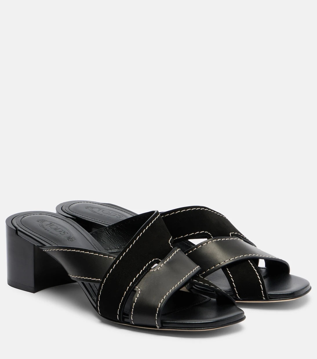 Tod's - 55 leather mules