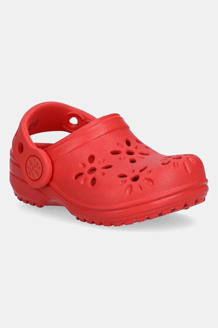 Crocs CLASSIC FLORAL CUT OUT CLOG KIDS