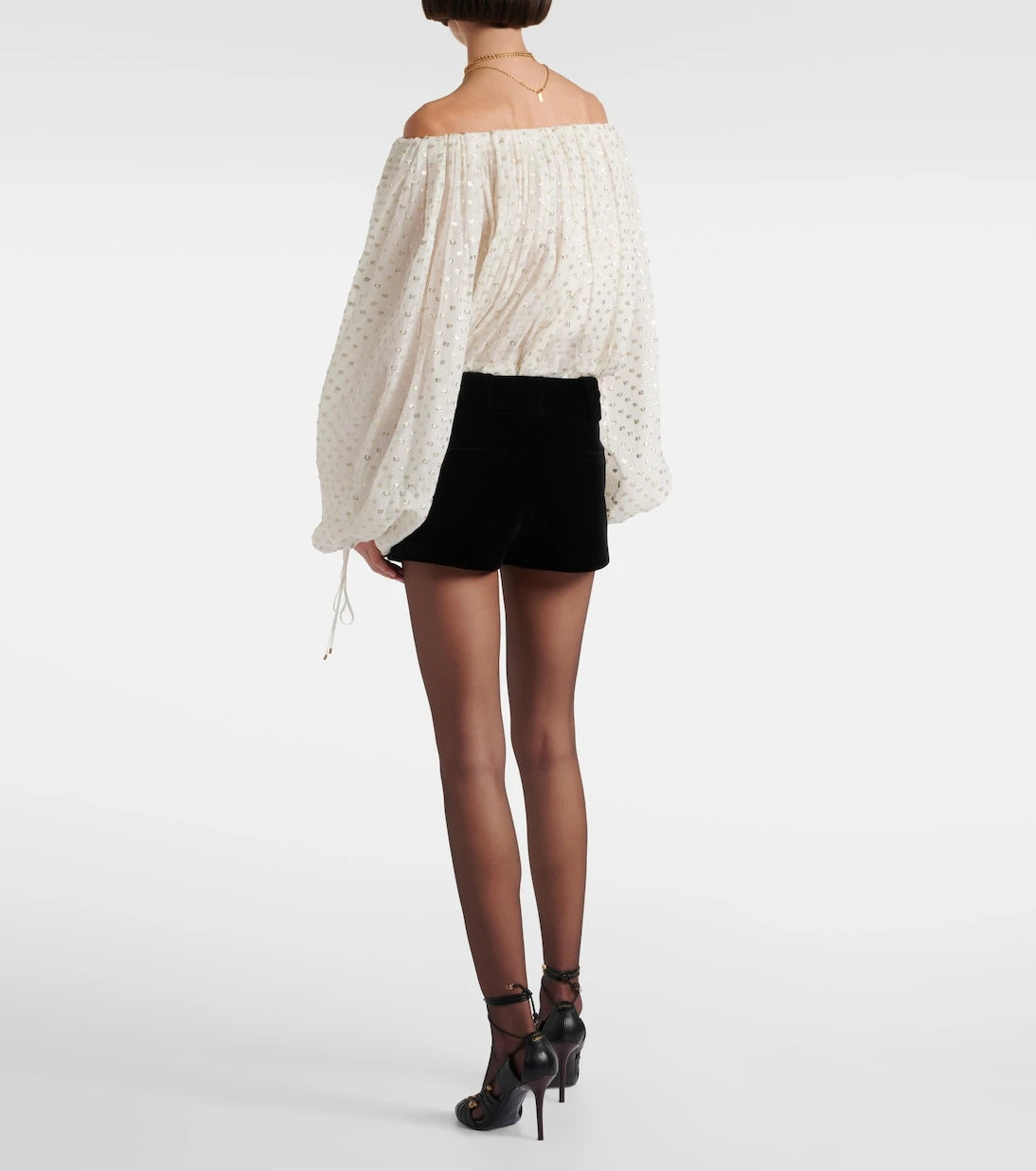 كلوي - شورت من القطن المخملي