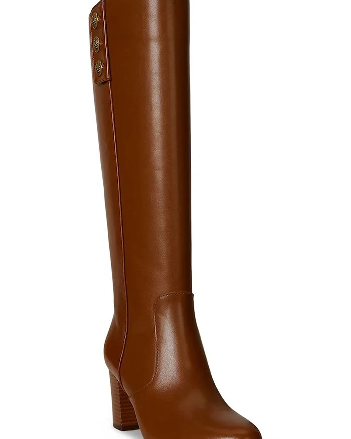 Lauren Ralph Lauren Kenndi Tl Hl Deri Çizmeler