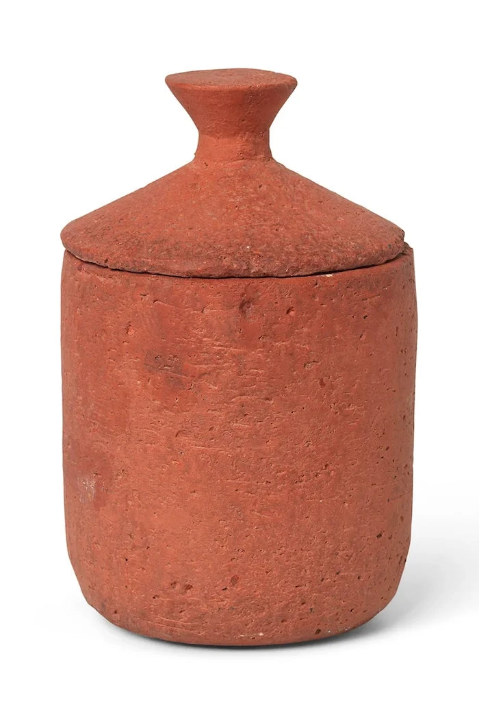 Ароматна соева свещ ferm LIVING Ura Red Sienna