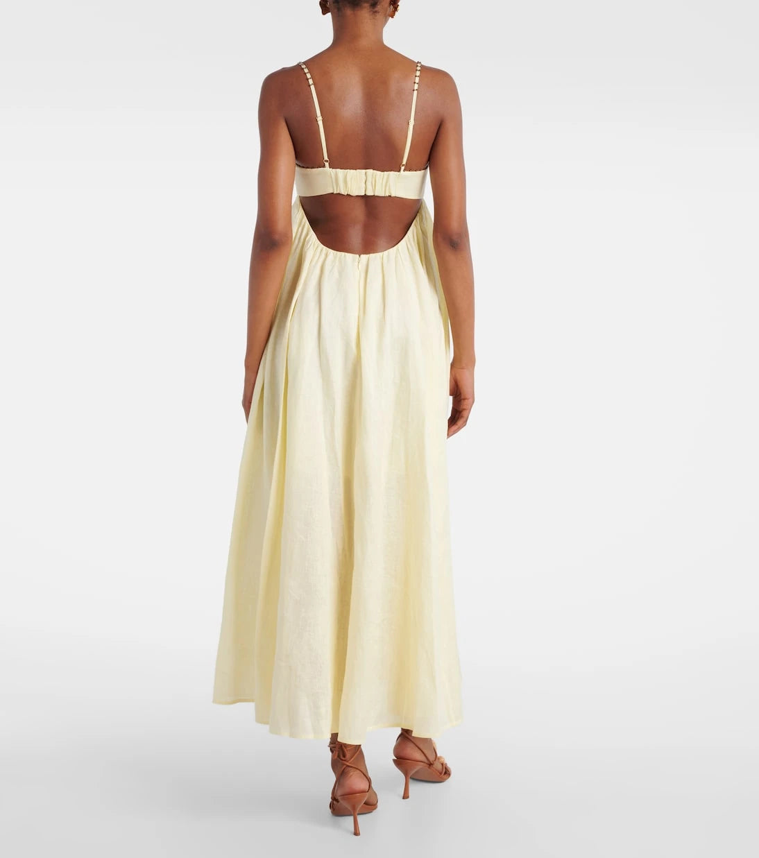 Zimmermann - Rhiannon embellished linen midi dress