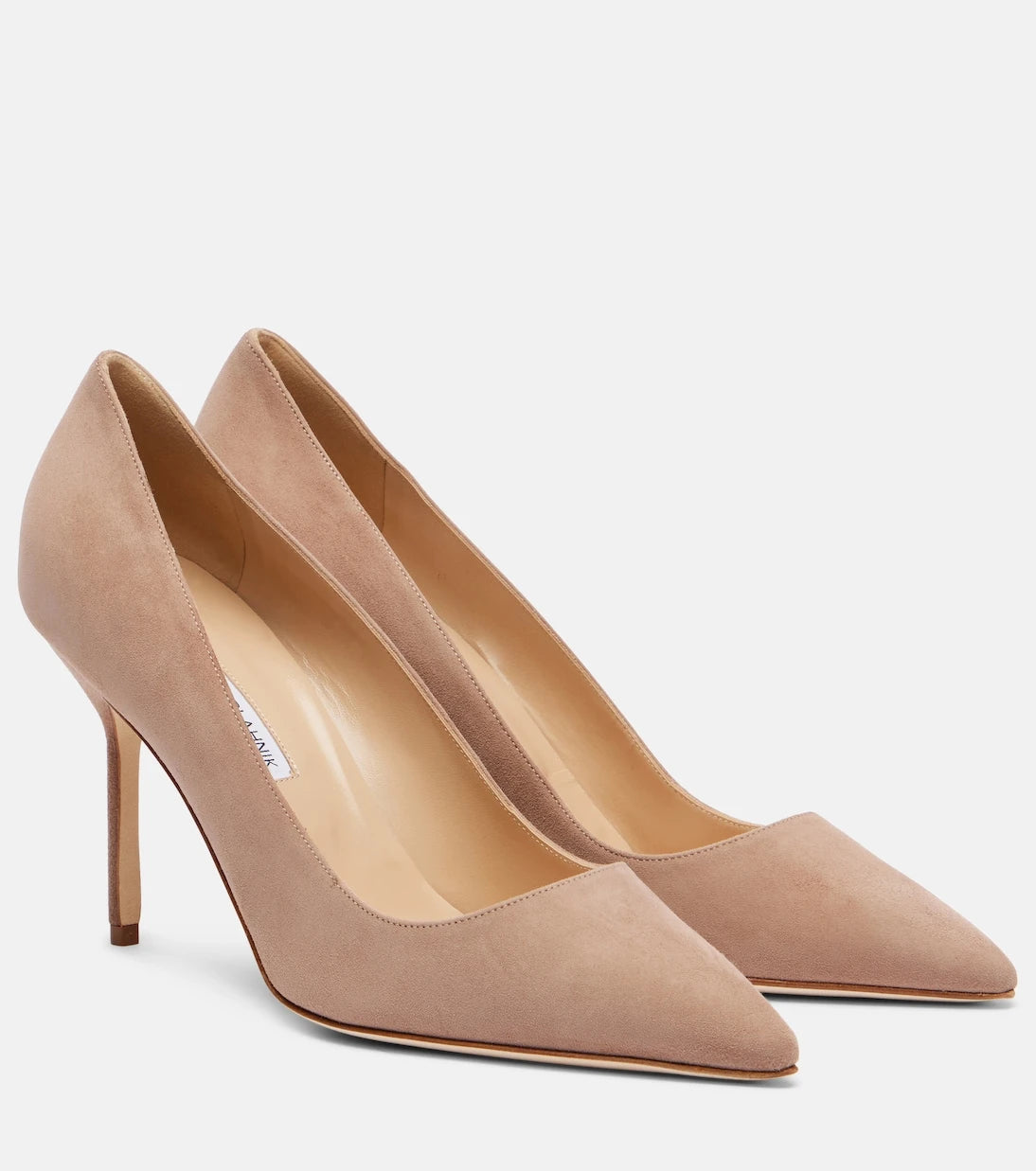 Manolo Blahnik - BB 90 suede pumps