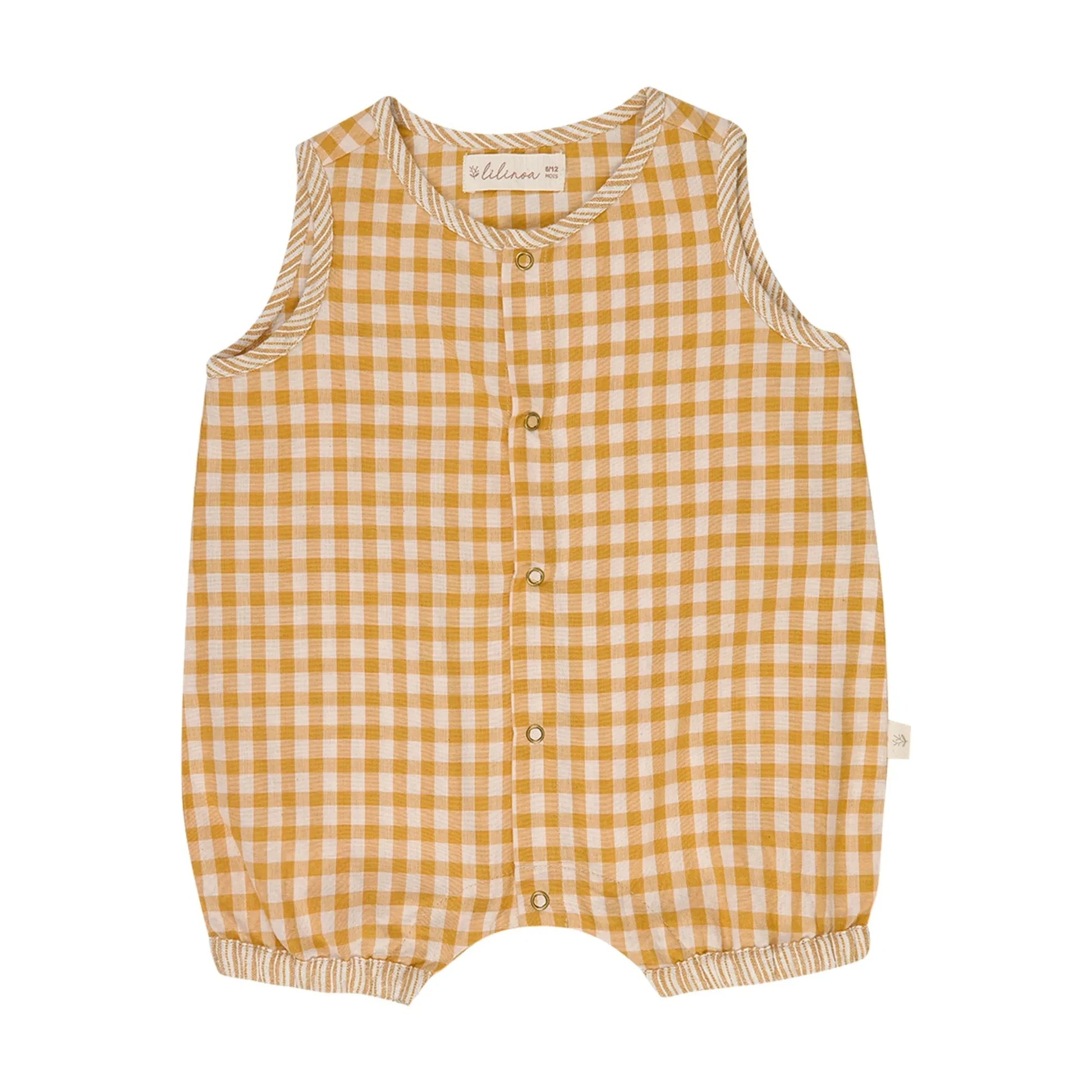 Lilinoa - Théo Carreaux romper | Caramel