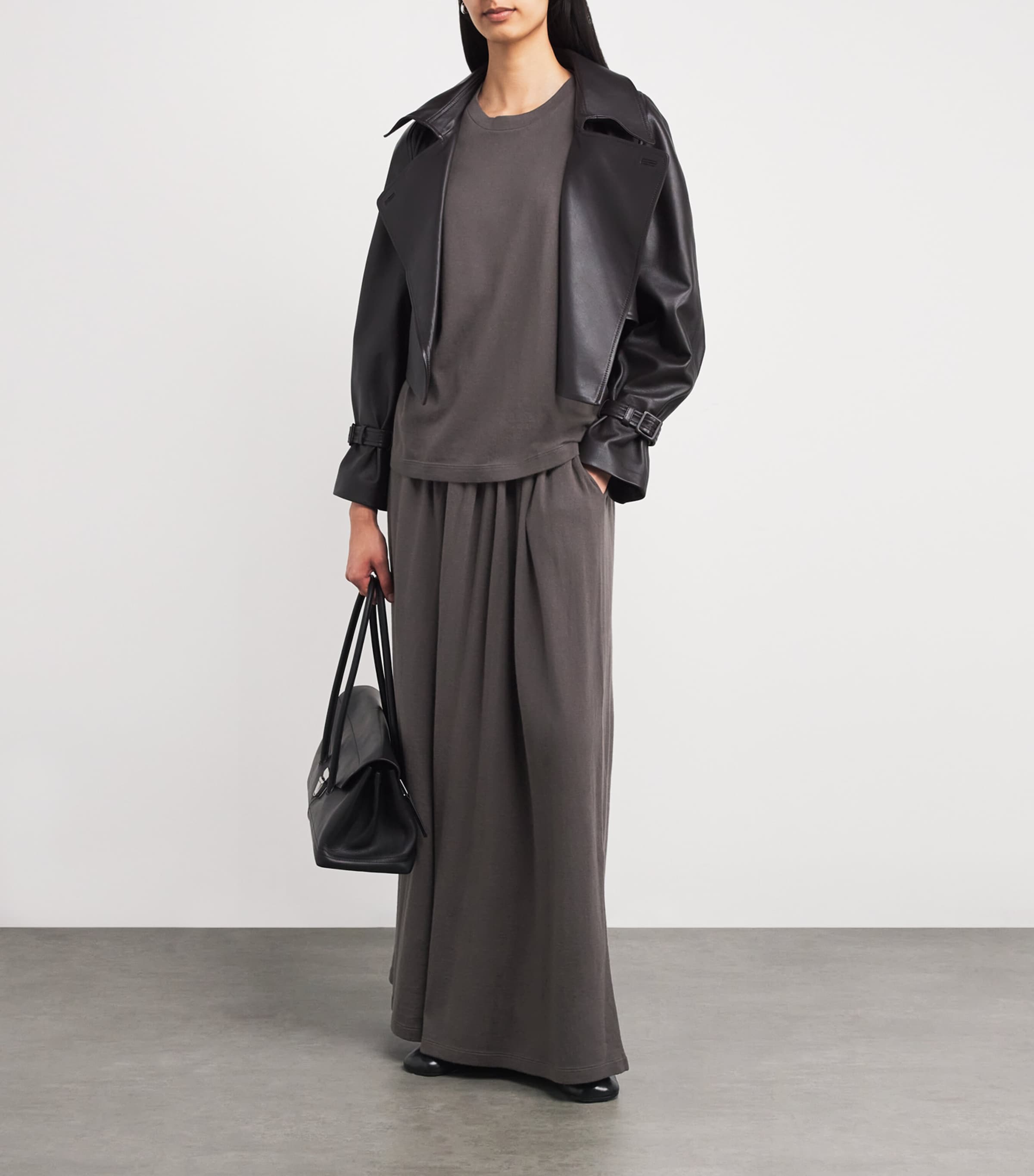 Cotton-Cashmere Mary Maxi Skirt