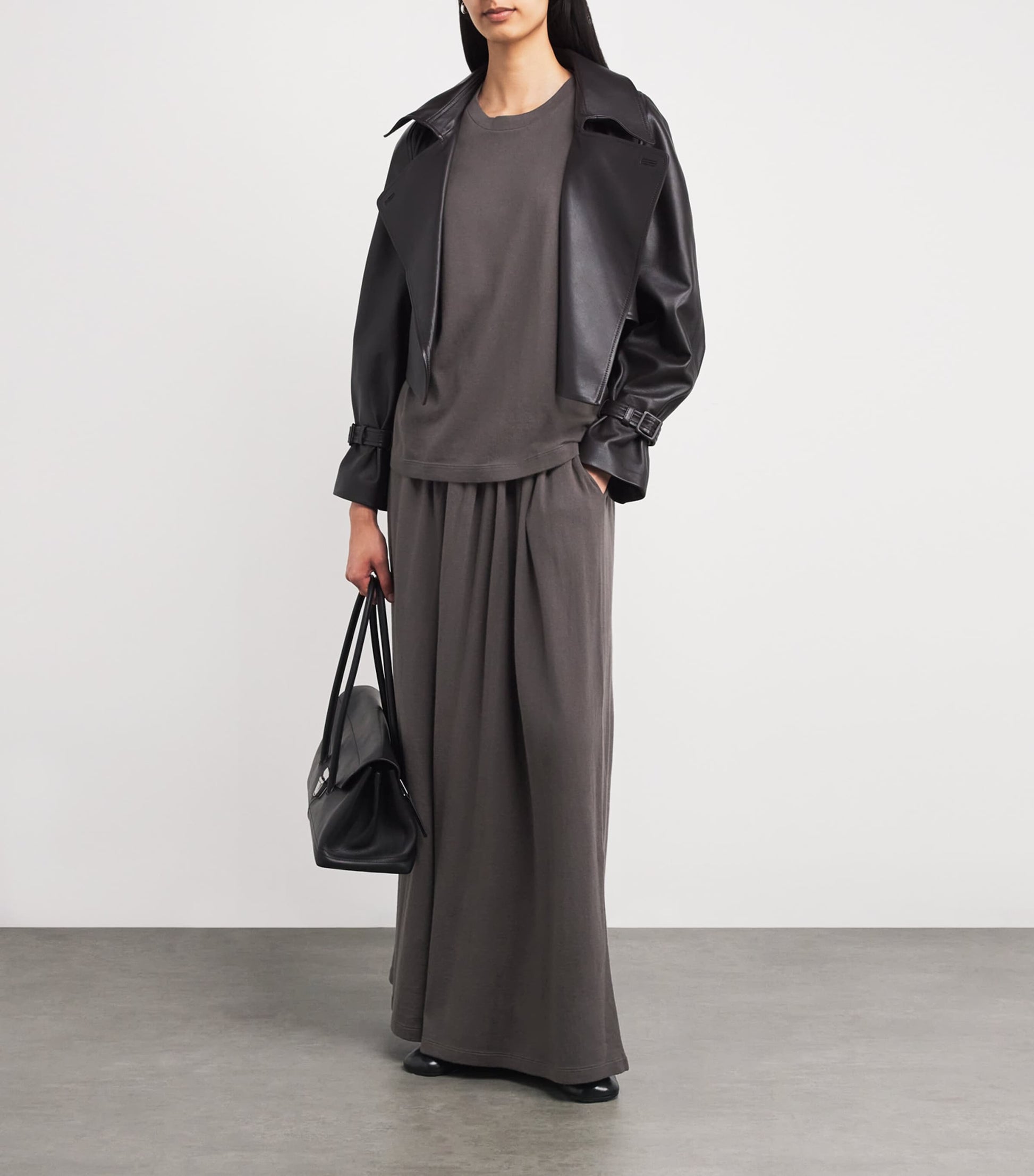 Cotton-Cashmere Mary Maxi Skirt