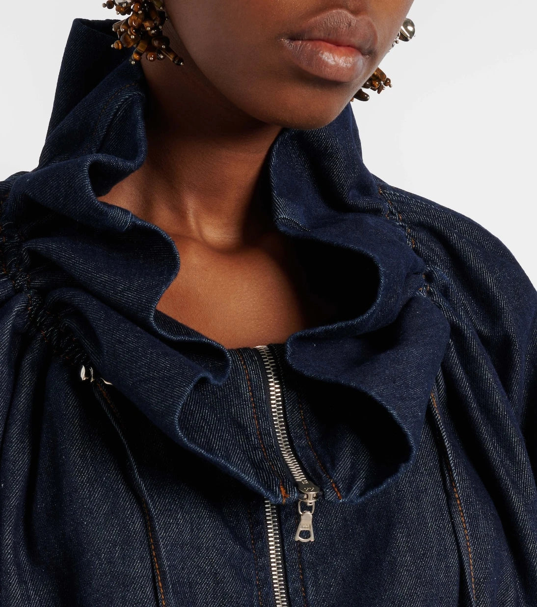 Dries Van Noten - Denim bomber jacket