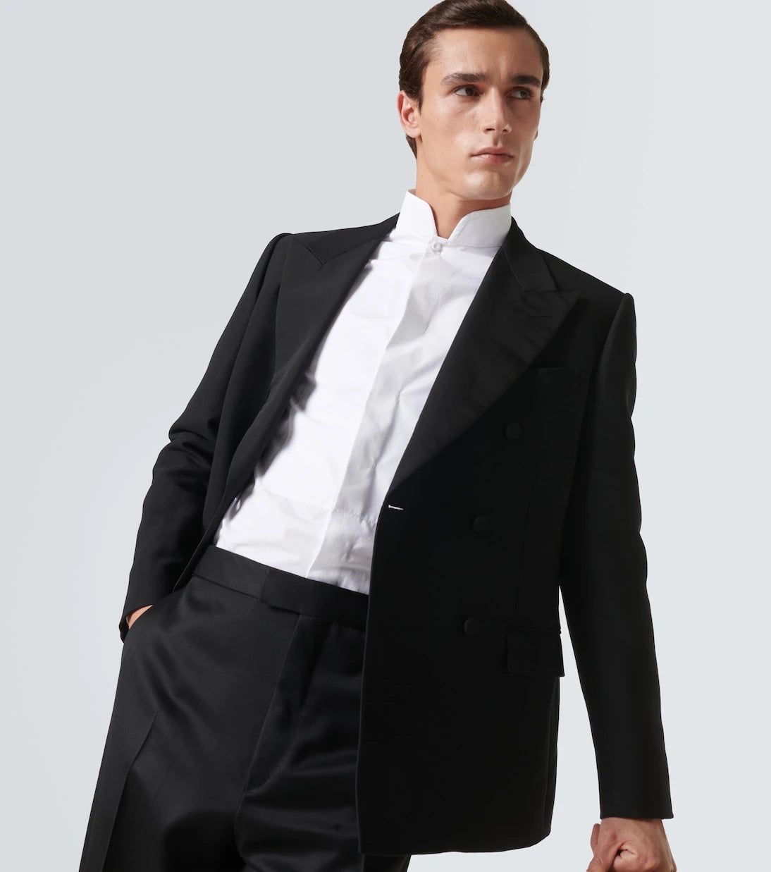 Loro Piana - Cotton tuxedo shirt