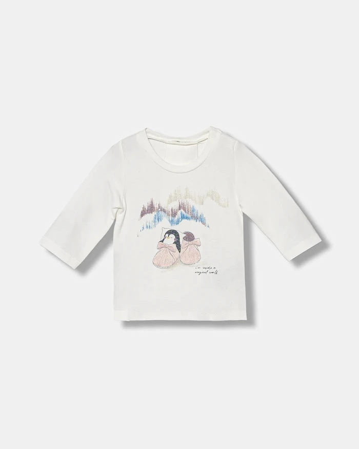 Бебешка блуза с дълги ръкави United Colors of Benetton