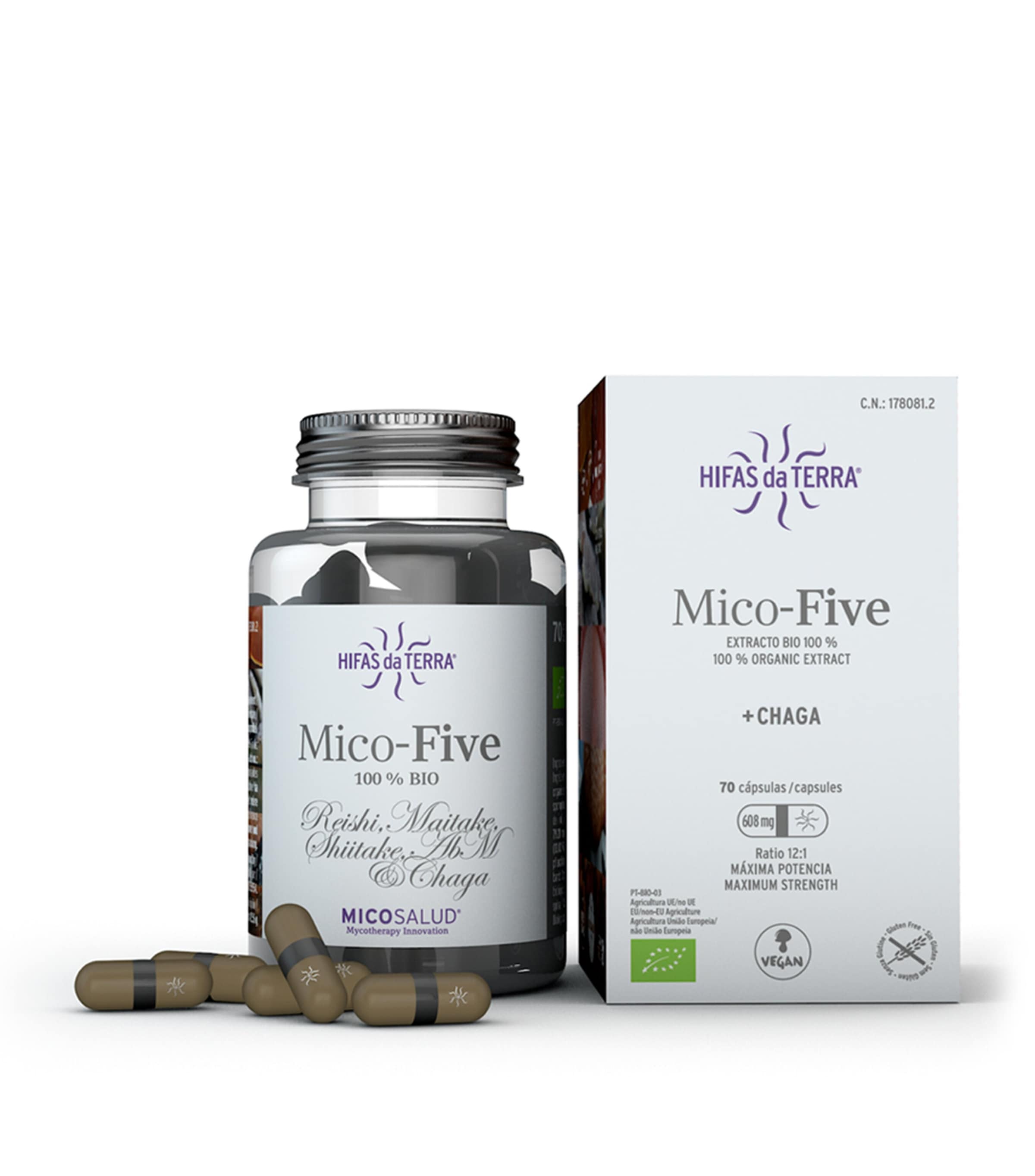 Hifas da Terra Mico-Five (70 Capsules)