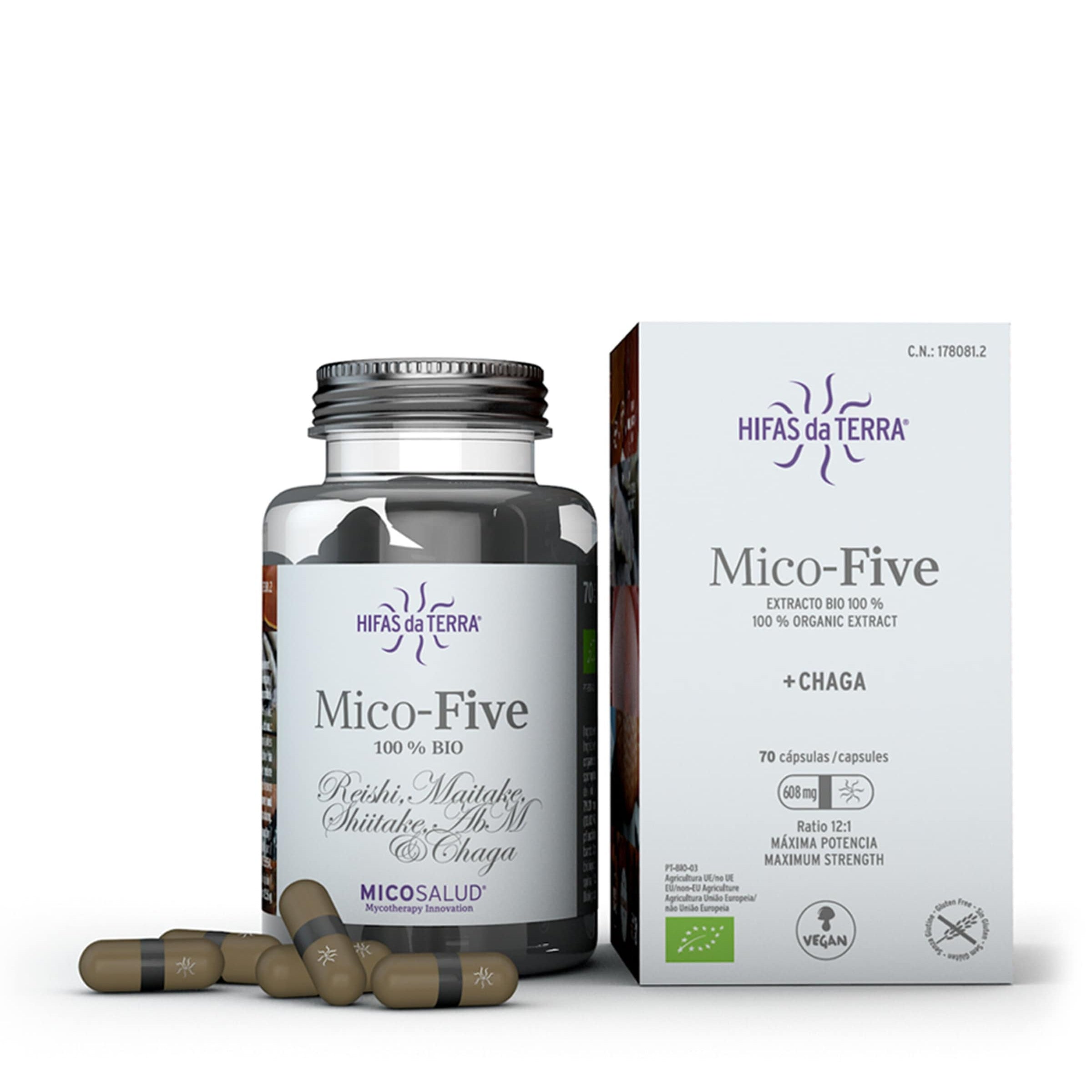 Hifas da Terra Mico-Five (70 Capsules)