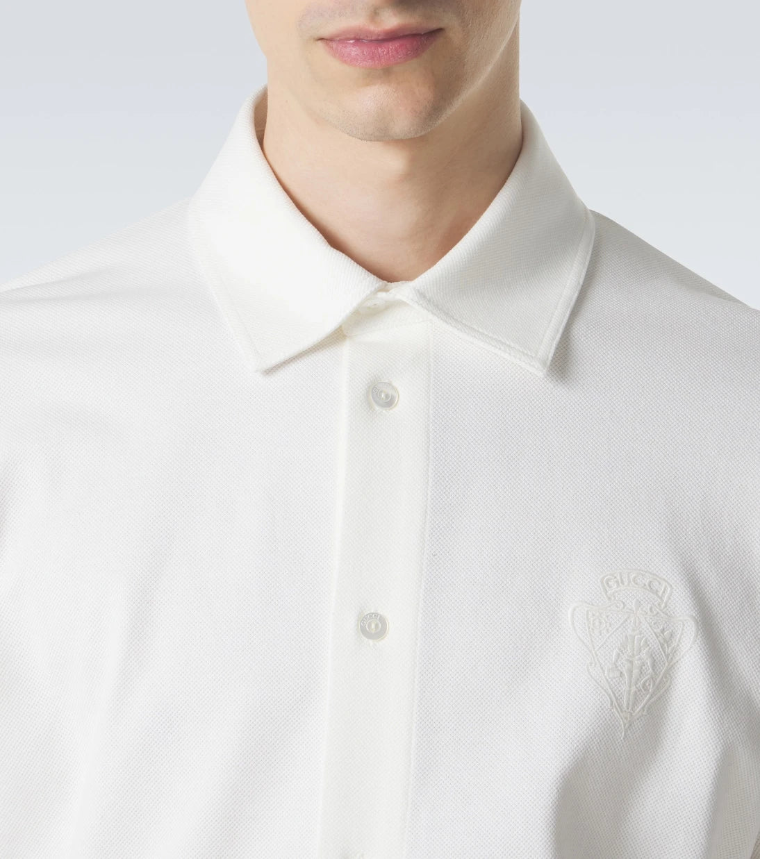 Gucci - Pamuklu pike tişört