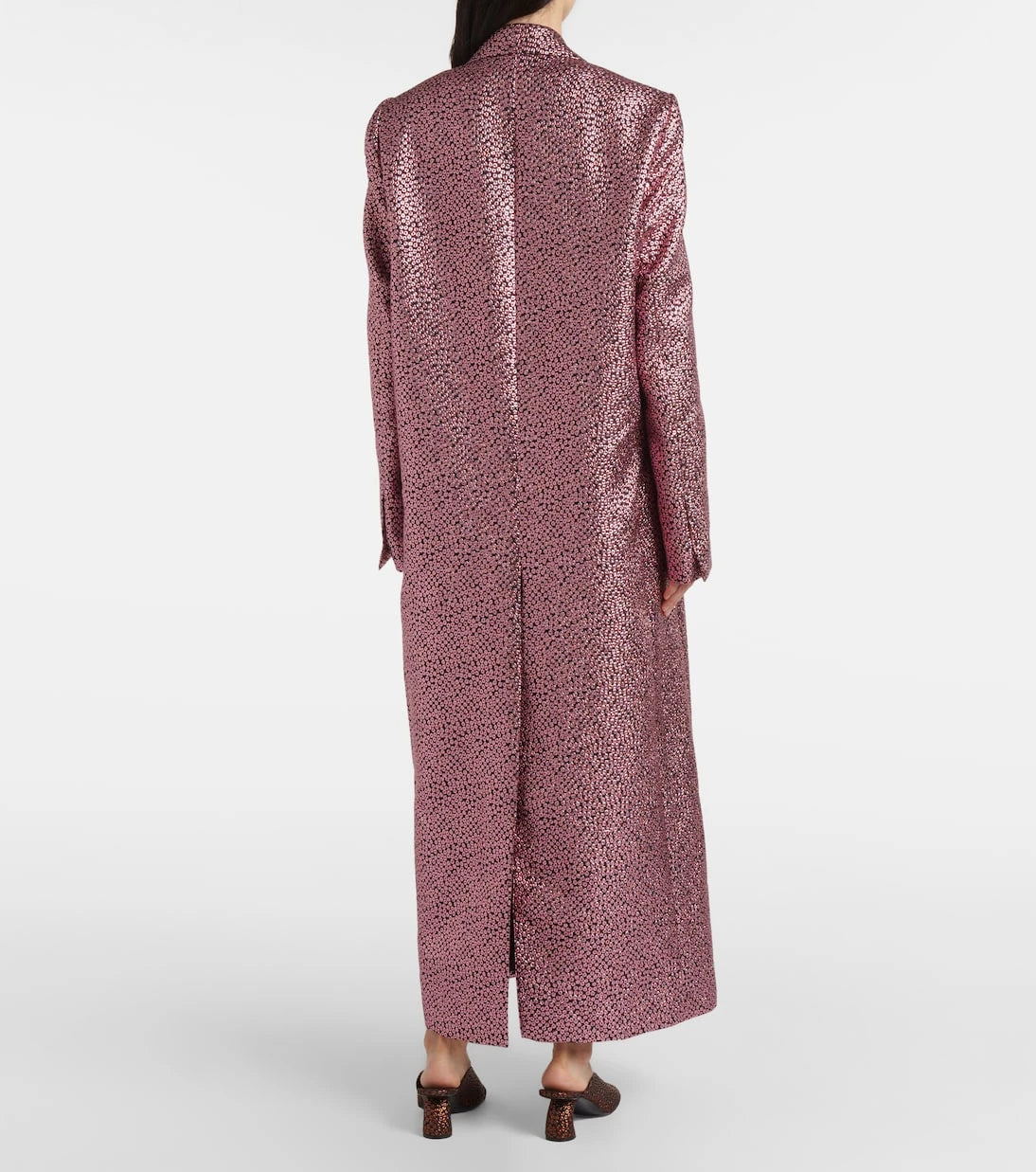 Dries Van Noten - Lamé coat