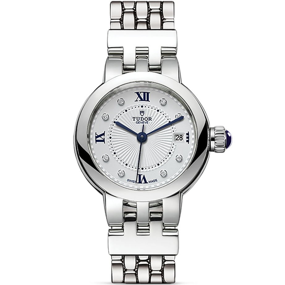 Stainless Steel and Diamond Clair de Rose Watch 26mm