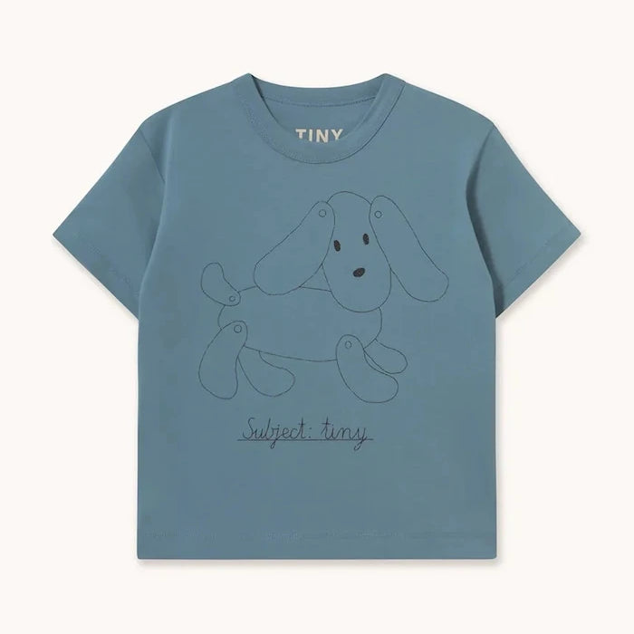 Çocuklar için pamuklu DOG GRAPHIC TEE tişört