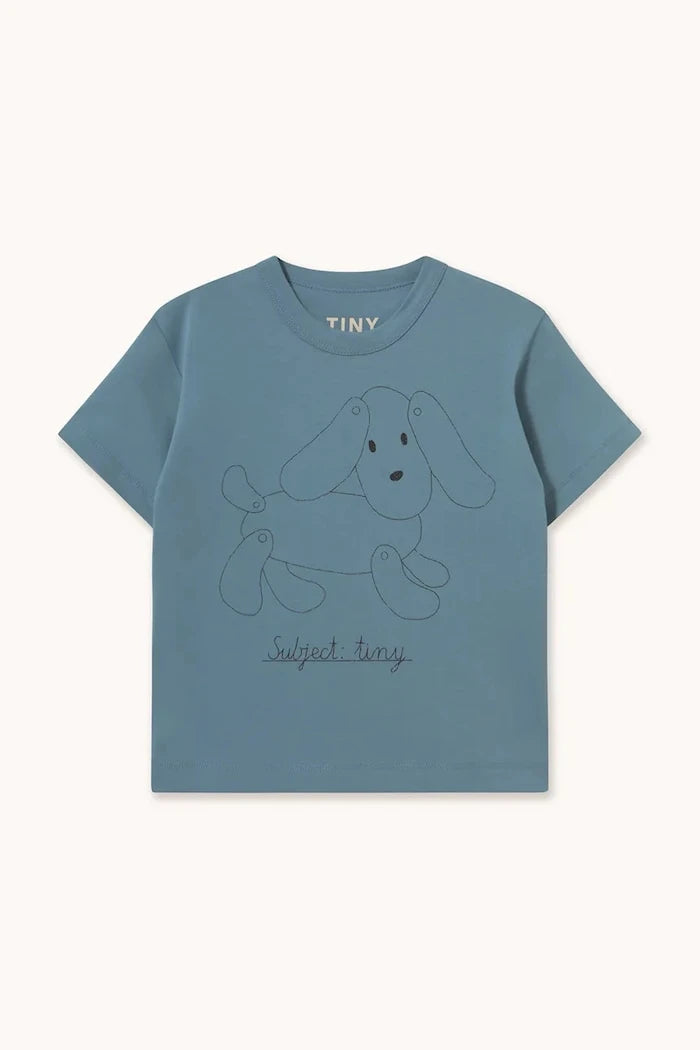 Çocuklar için pamuklu DOG GRAPHIC TEE tişört