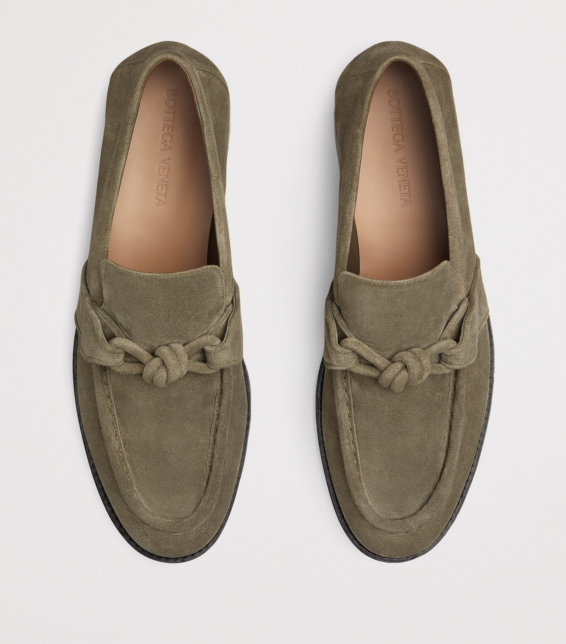Bottega Veneta Suede Astaire Loafers