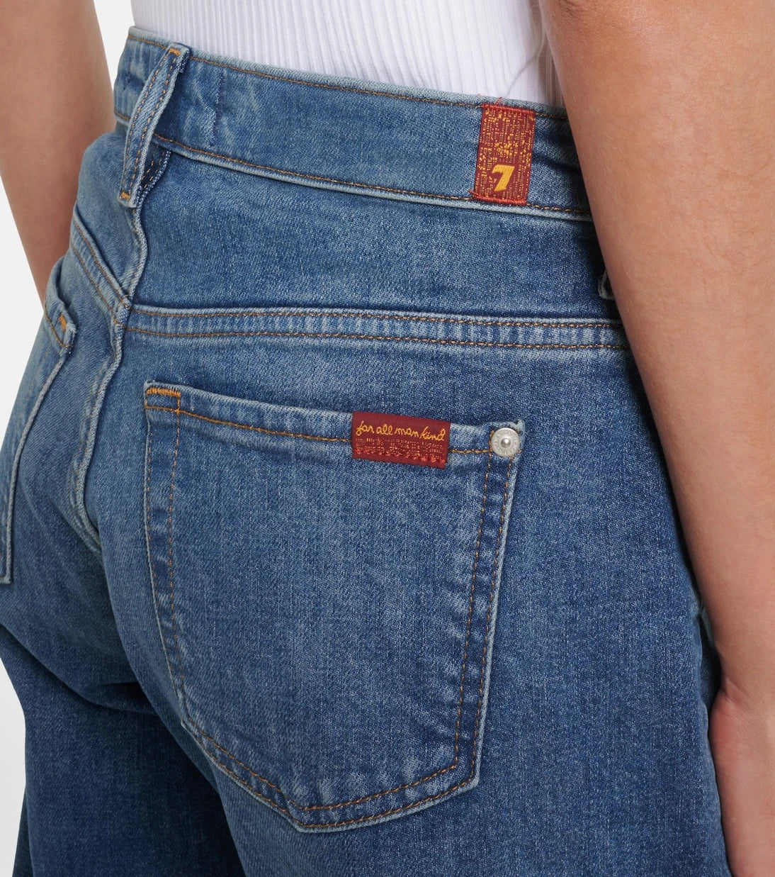 7 For All Mankind - Low straight jeans