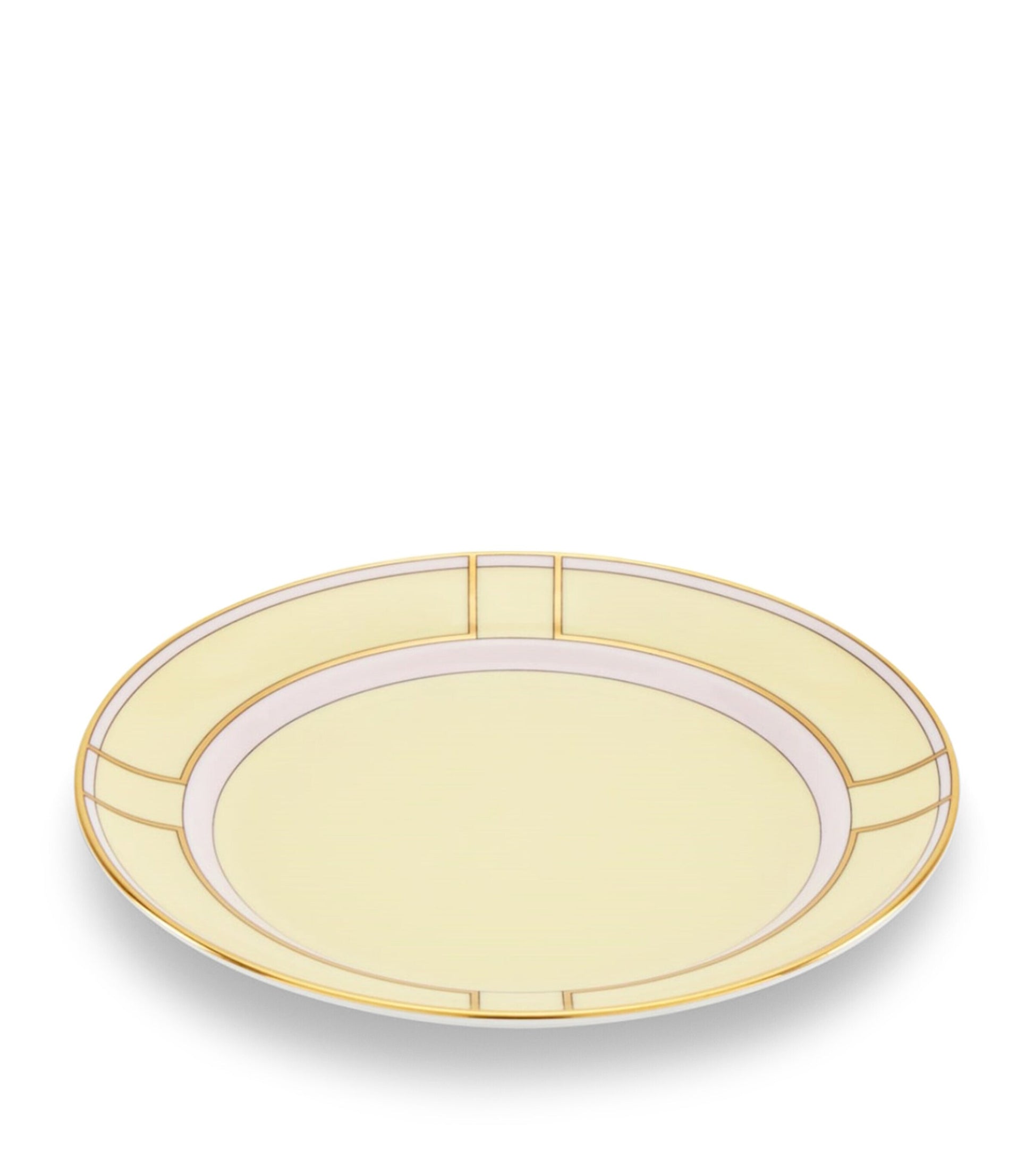 GINORI 1735 Porcelain Colonna Diva Giallo Dessert Plate (20cm)