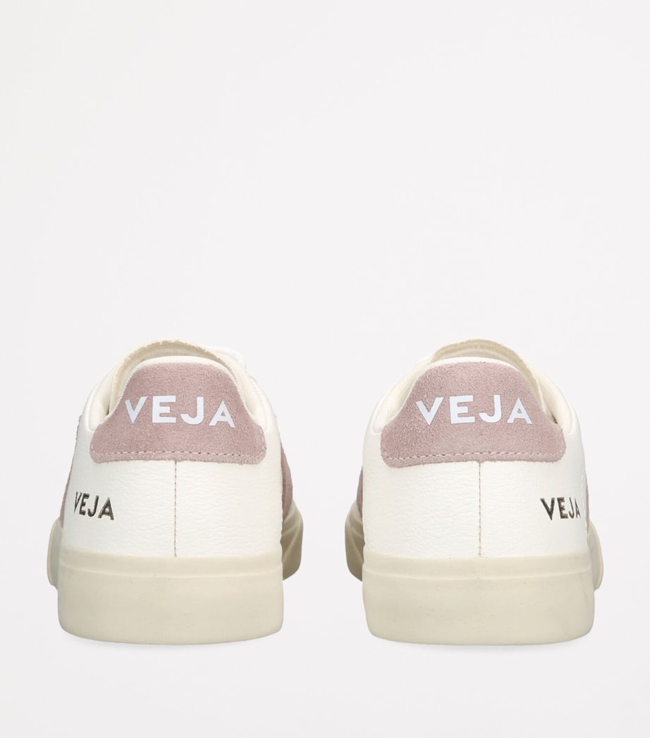 Veja Pink Leather Campo Sneakers