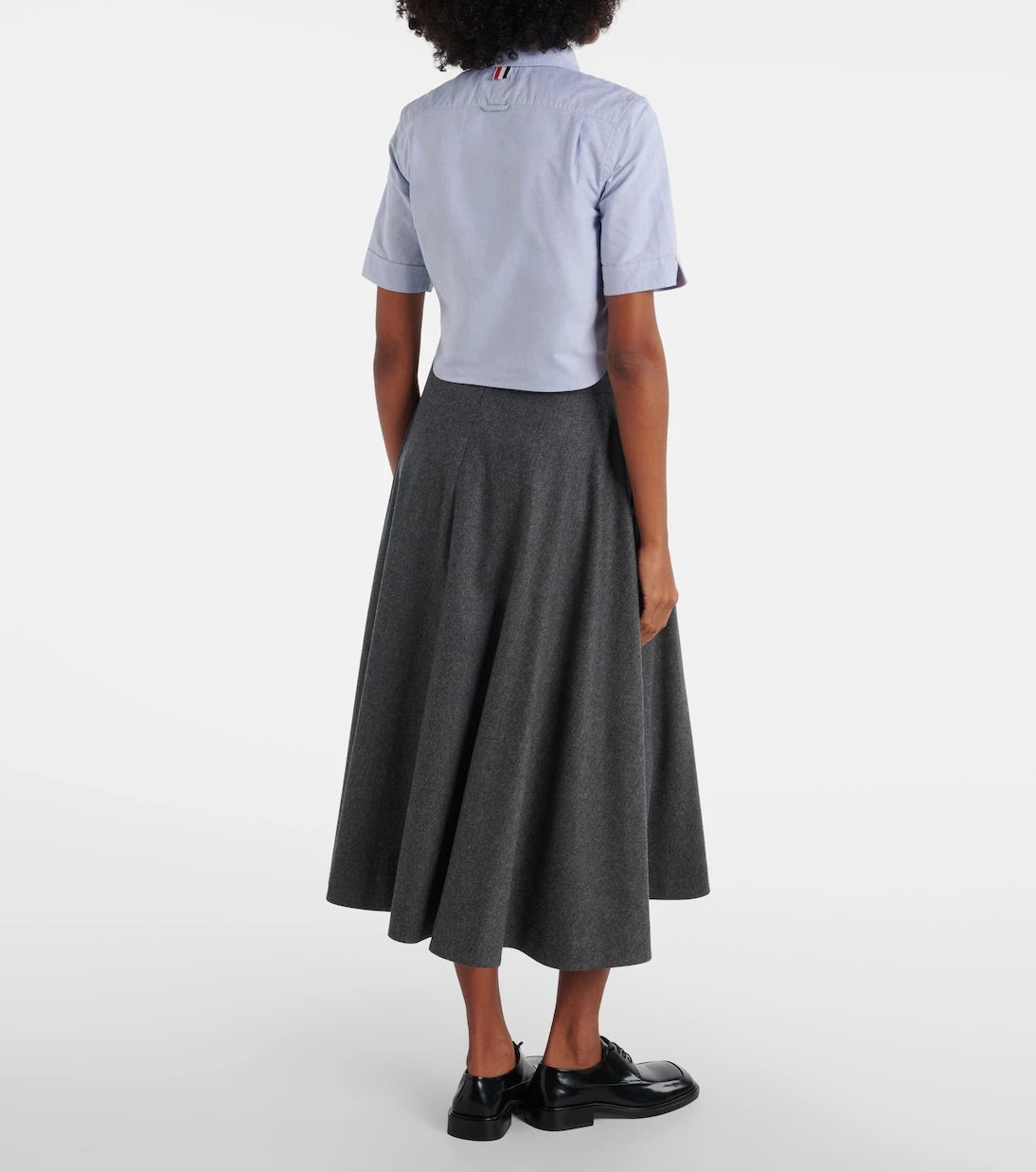 Thom Browne - Cropped cotton shirt
